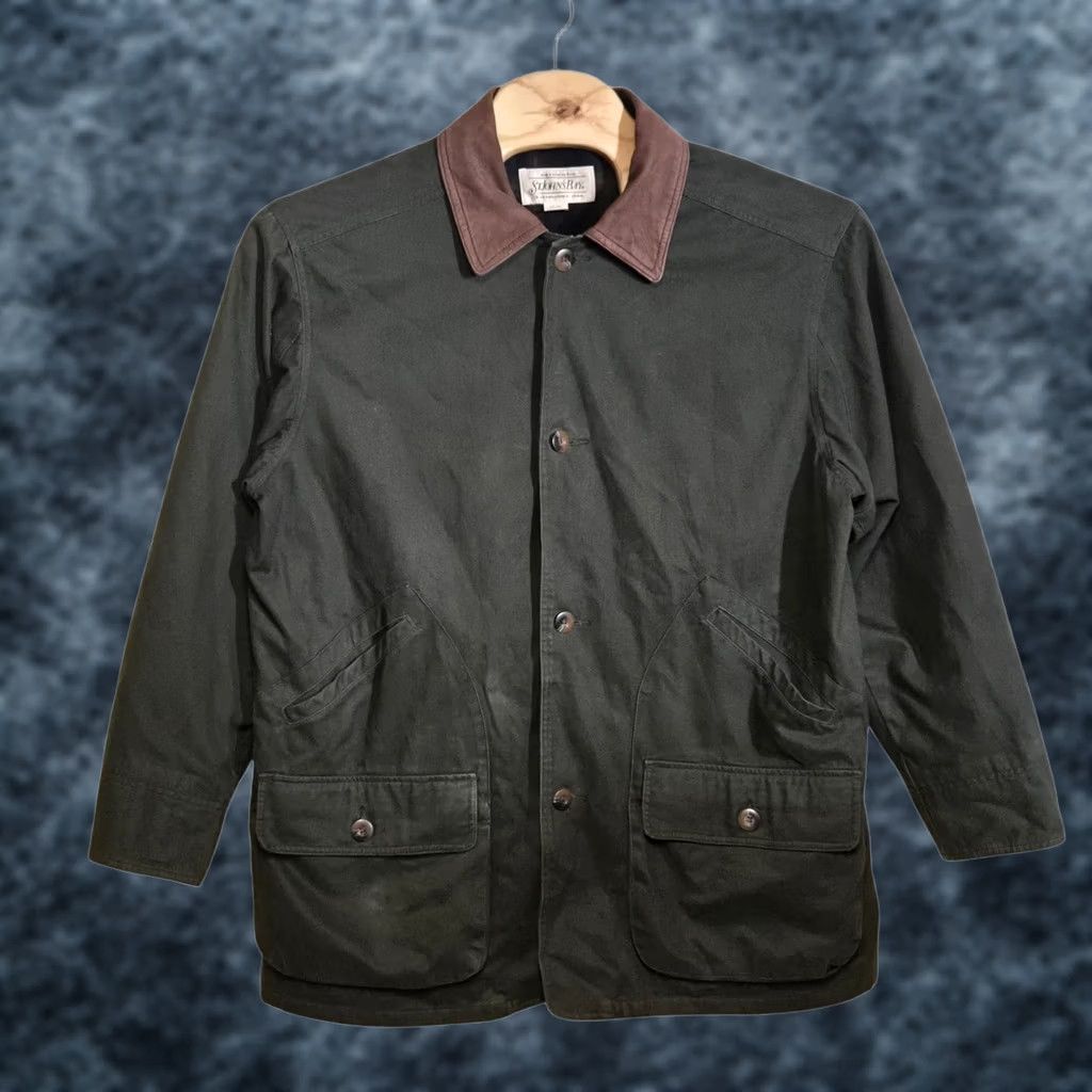 Vintage VINTAGE St. John's Bay Barn Coat Chore Work Jacket Men L Tall Green Jacket Mens Large Tall Green Size US L / EU 52-54 / 3 - 1 Thumbnail