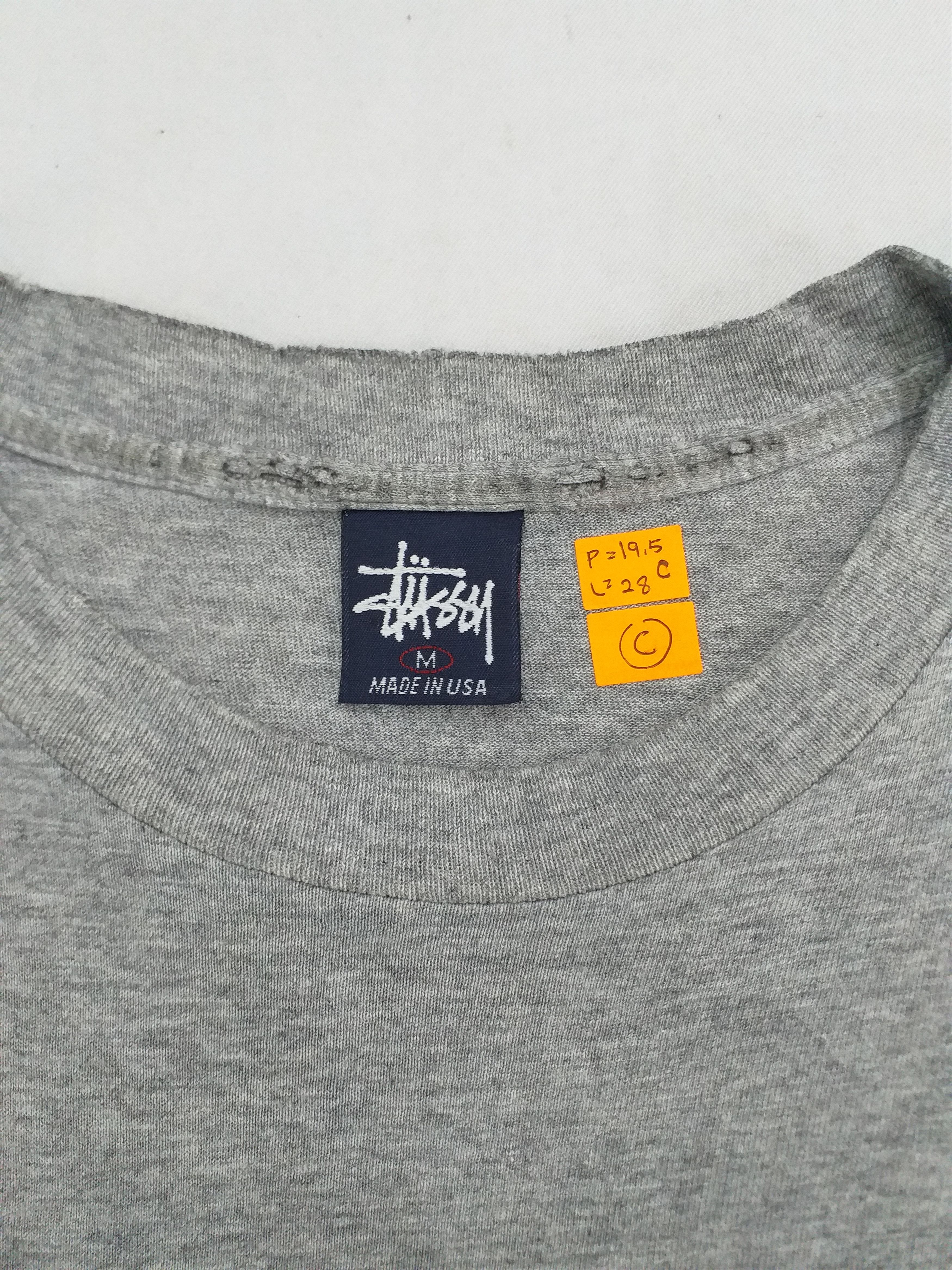 Stussy Vintage Stussy Trumpet Grey USA Tee - C031 Size US M / EU 48-50 / 2 - 4 Thumbnail