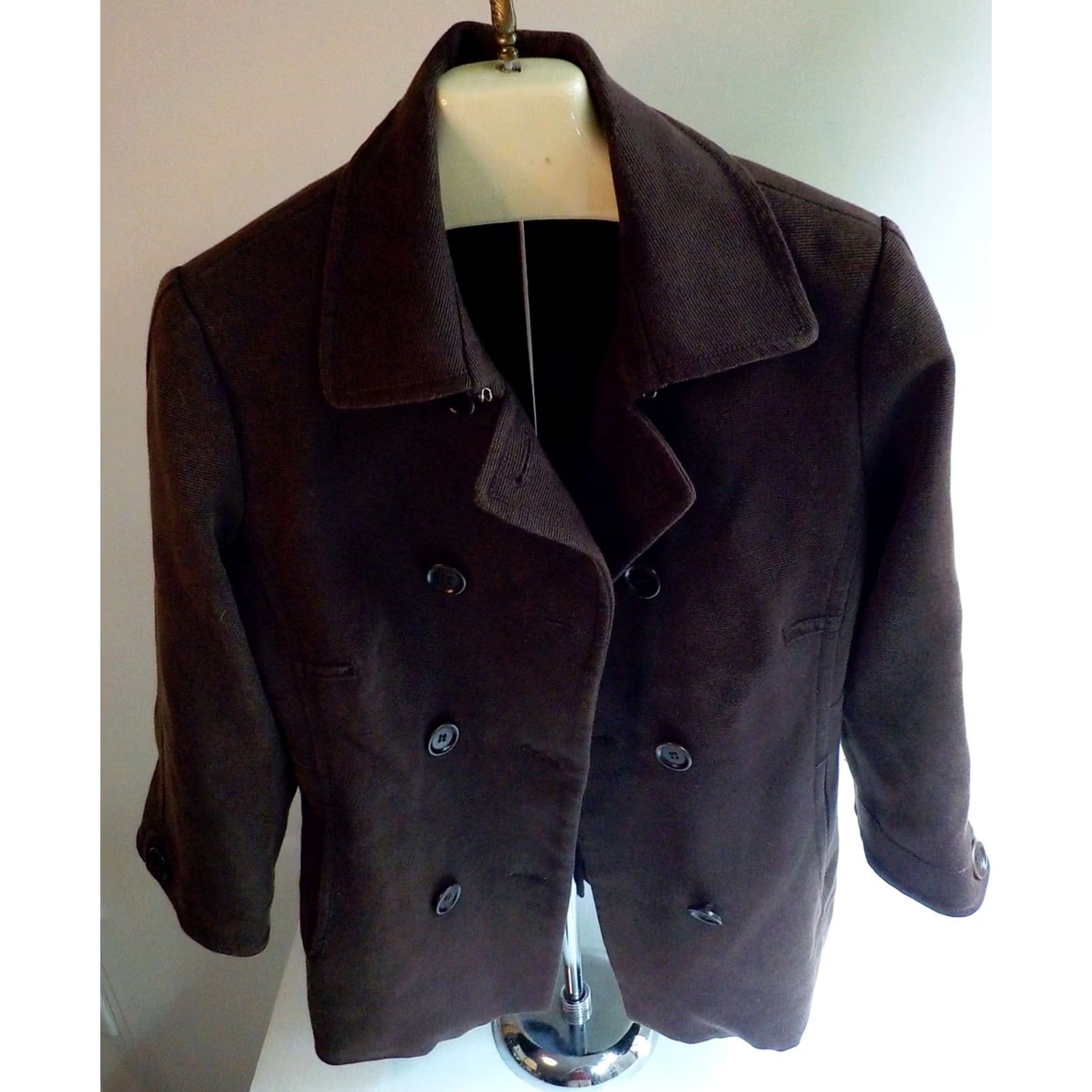 Vintage LEON MAX MAX STUDIO Double Breasted Jacket LIMITED EDITION Brown Size LARGE Womens Jacket Size L / US 10 / IT 46 - 2 Thumbnail