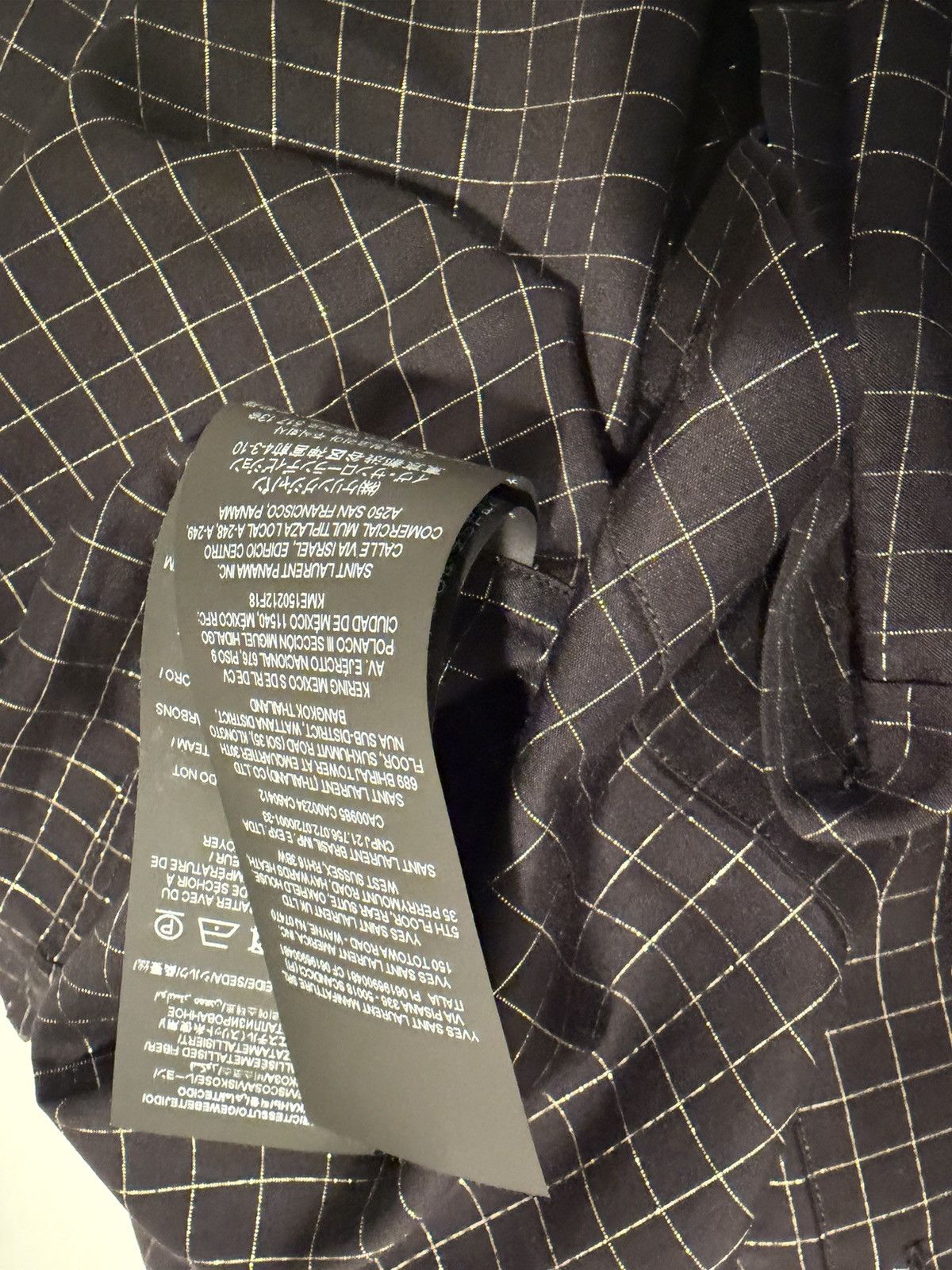 Saint Laurent Paris Saint laurent mens 2022 shirt. 38/15.5/M. $1150 Size US XXS / EU 40 - 2 Thumbnail