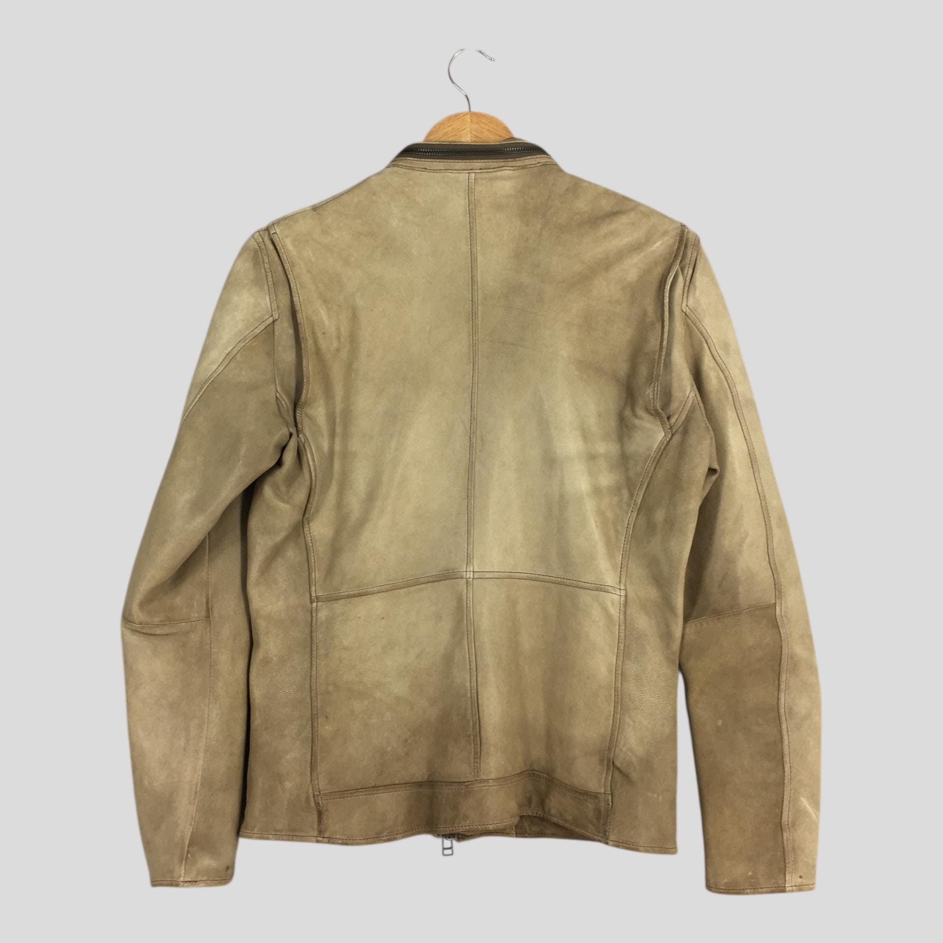 Melrose Vintage Men's Melrose Sheepskin Leather Jacket Small Size US S / EU 44-46 / 1 - 7 Thumbnail