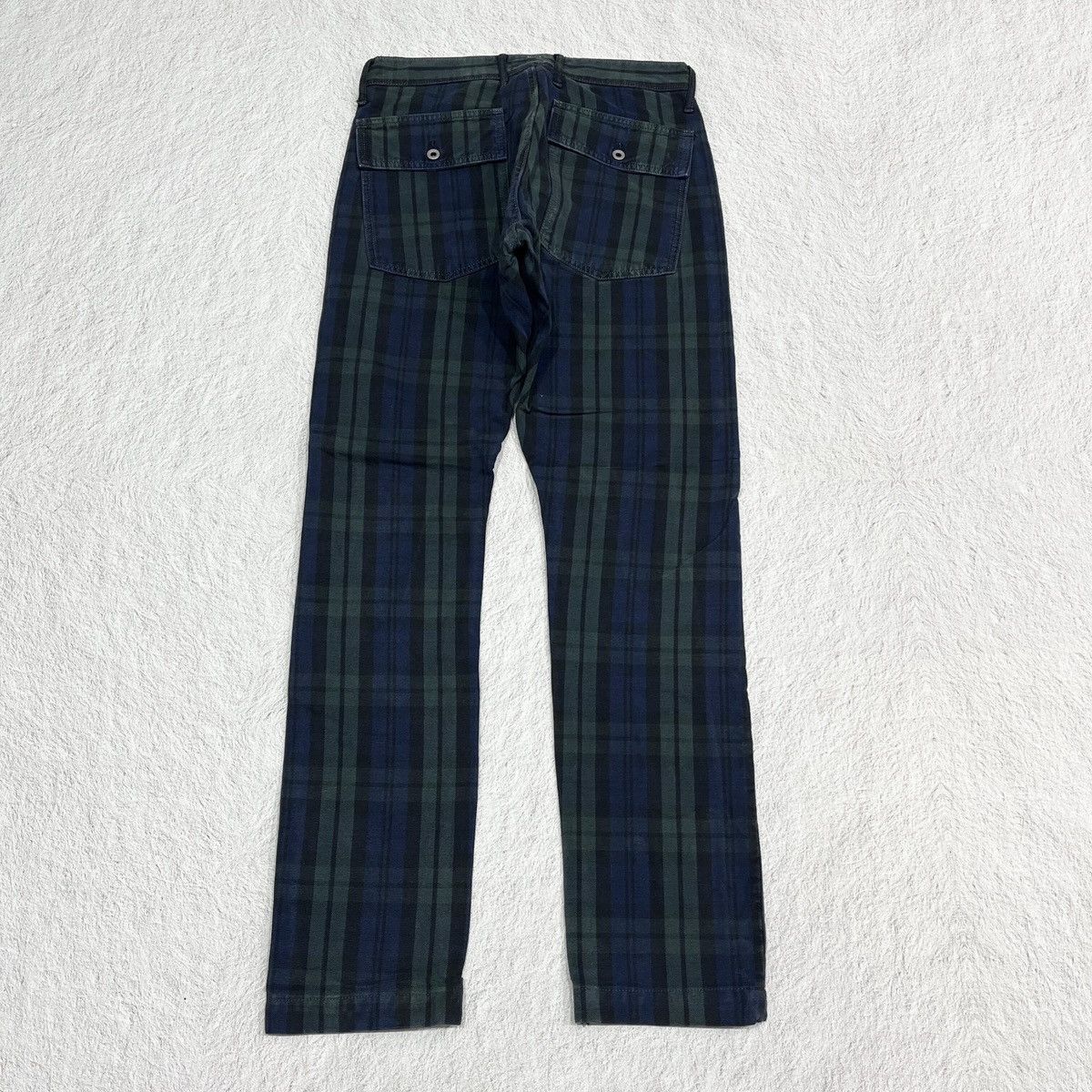 Kapital 90s KAPITAL Slim cut Plaid Tartan Fatigue Pants Size US 30 / EU 46 - 8 Thumbnail