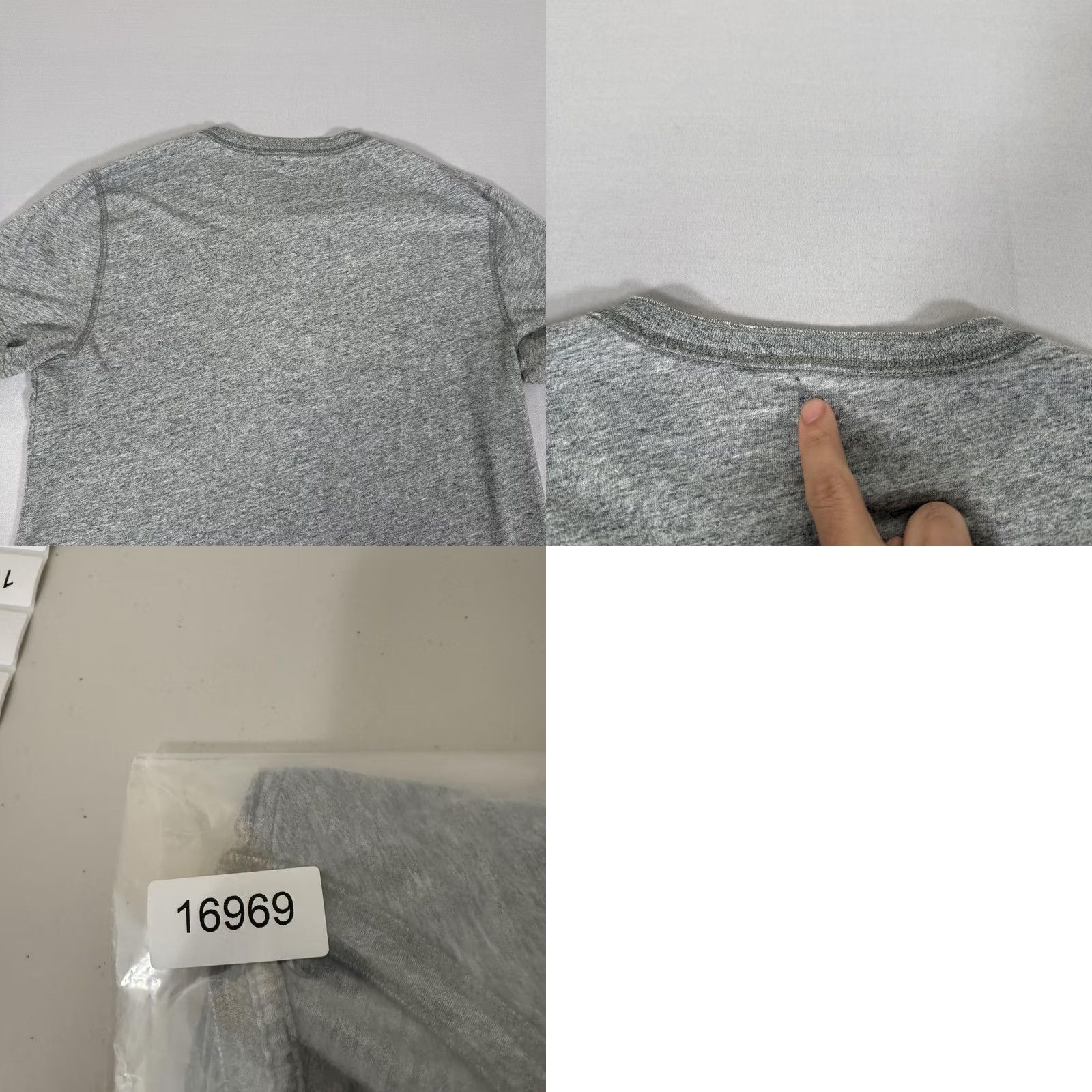 Abercrombie & Fitch Abercrombie & Fitch Shirt Mens Medium Gray Henley Short Sleeve Muscle Tee Stretch Size US M / EU 48-50 / 2 - 8 Thumbnail