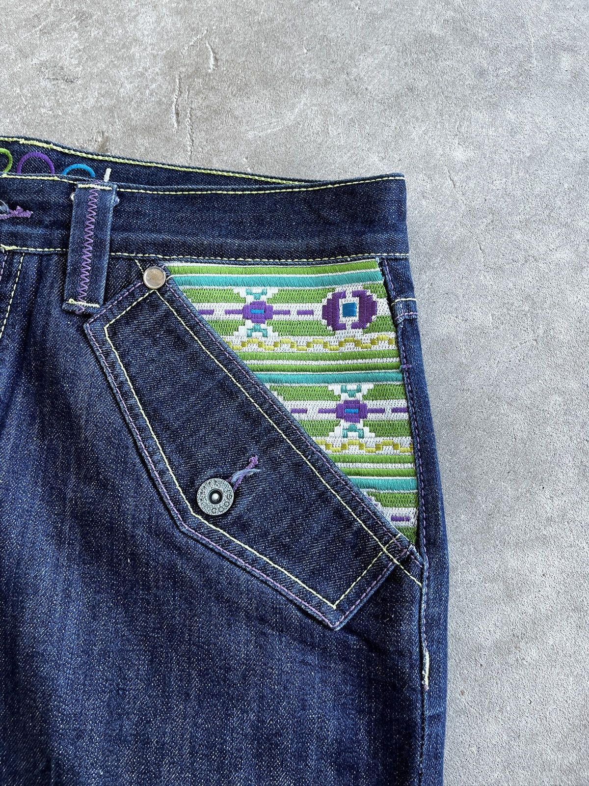 Coogi Vintage 1990s Coogi Embroidered Pocket Jeans (unisex) Size US 36 / EU 52 - 7 Thumbnail