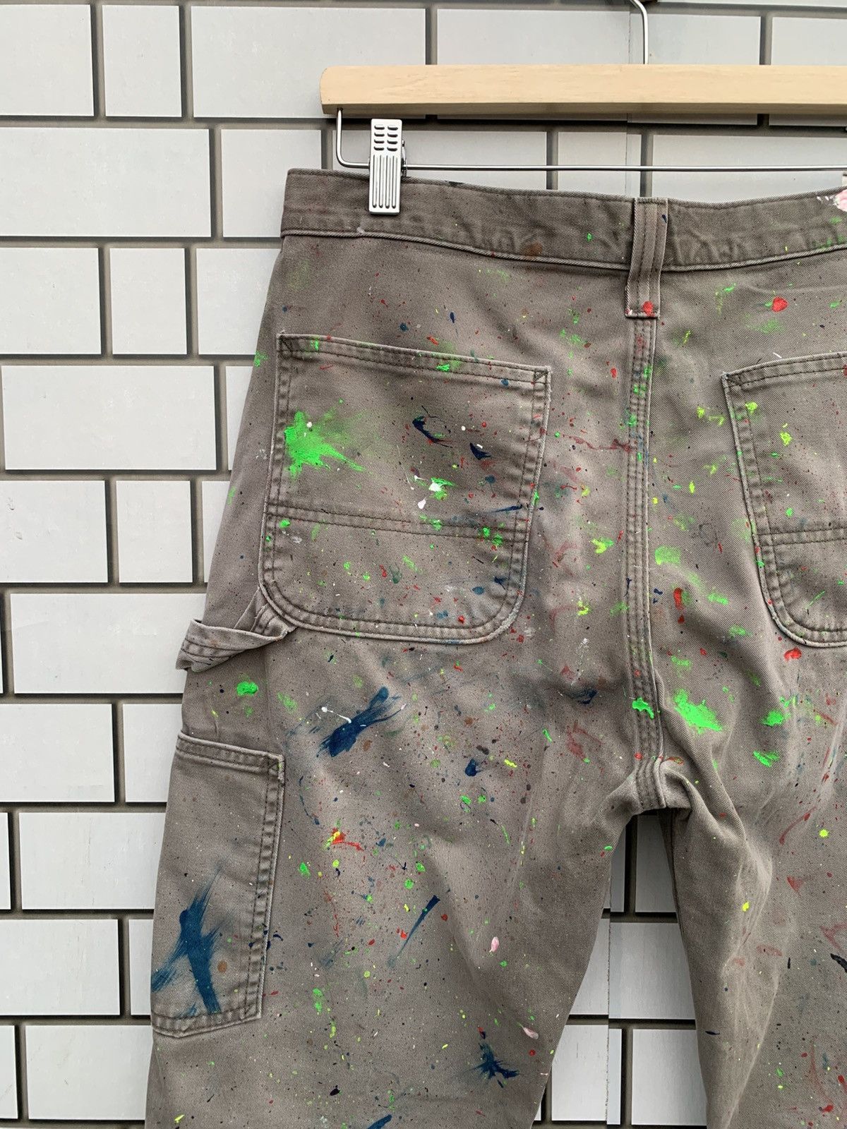 Carhartt Vintage Carhartt Carpenter Custom Painted Pants Size US 31 - 13 Thumbnail