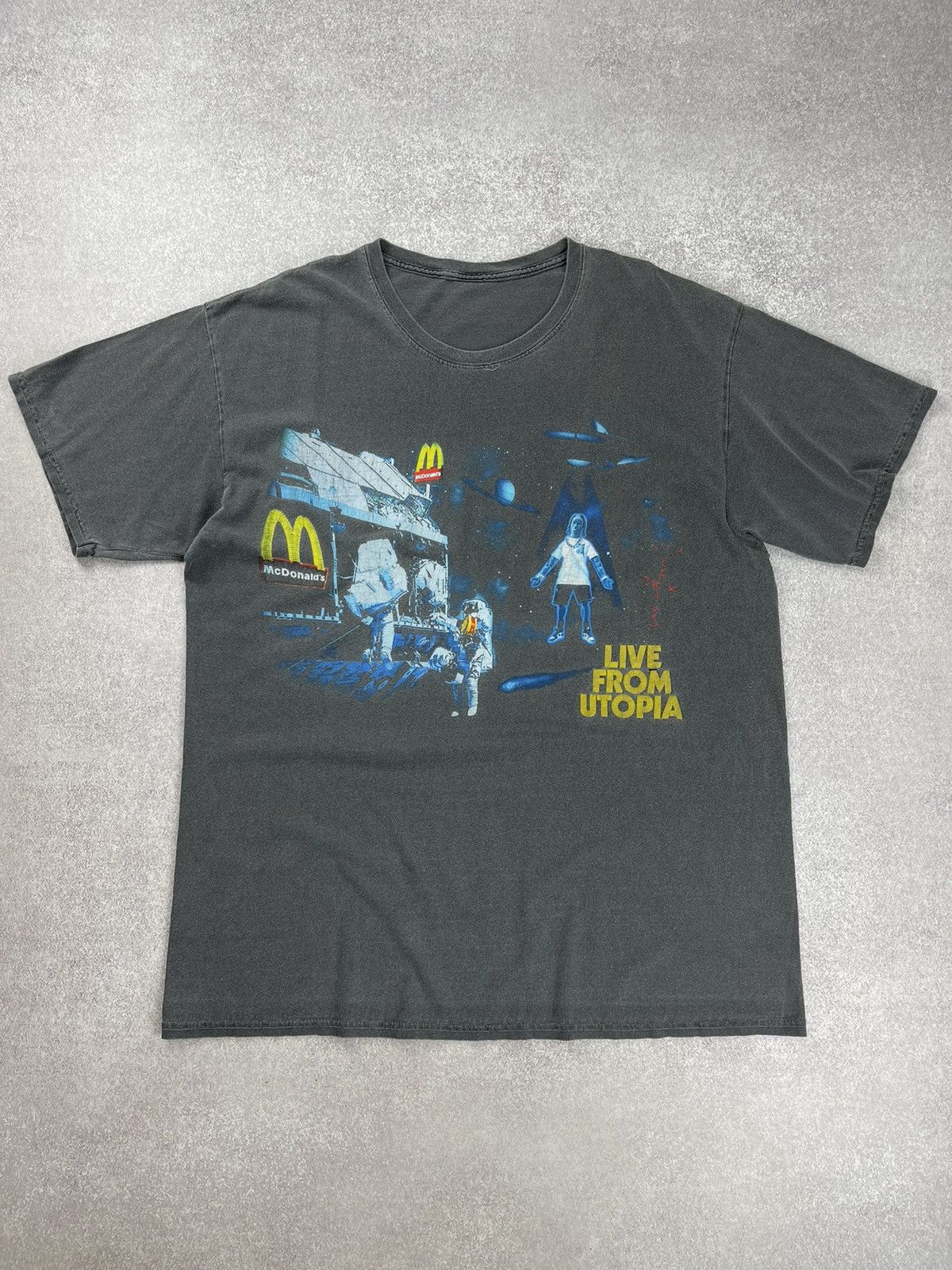 Travis Scott Cactus Jack by Travis Scott x McDonalds Live From Utopia Tee Size US XL / EU 56 / 4 - 1 Thumbnail