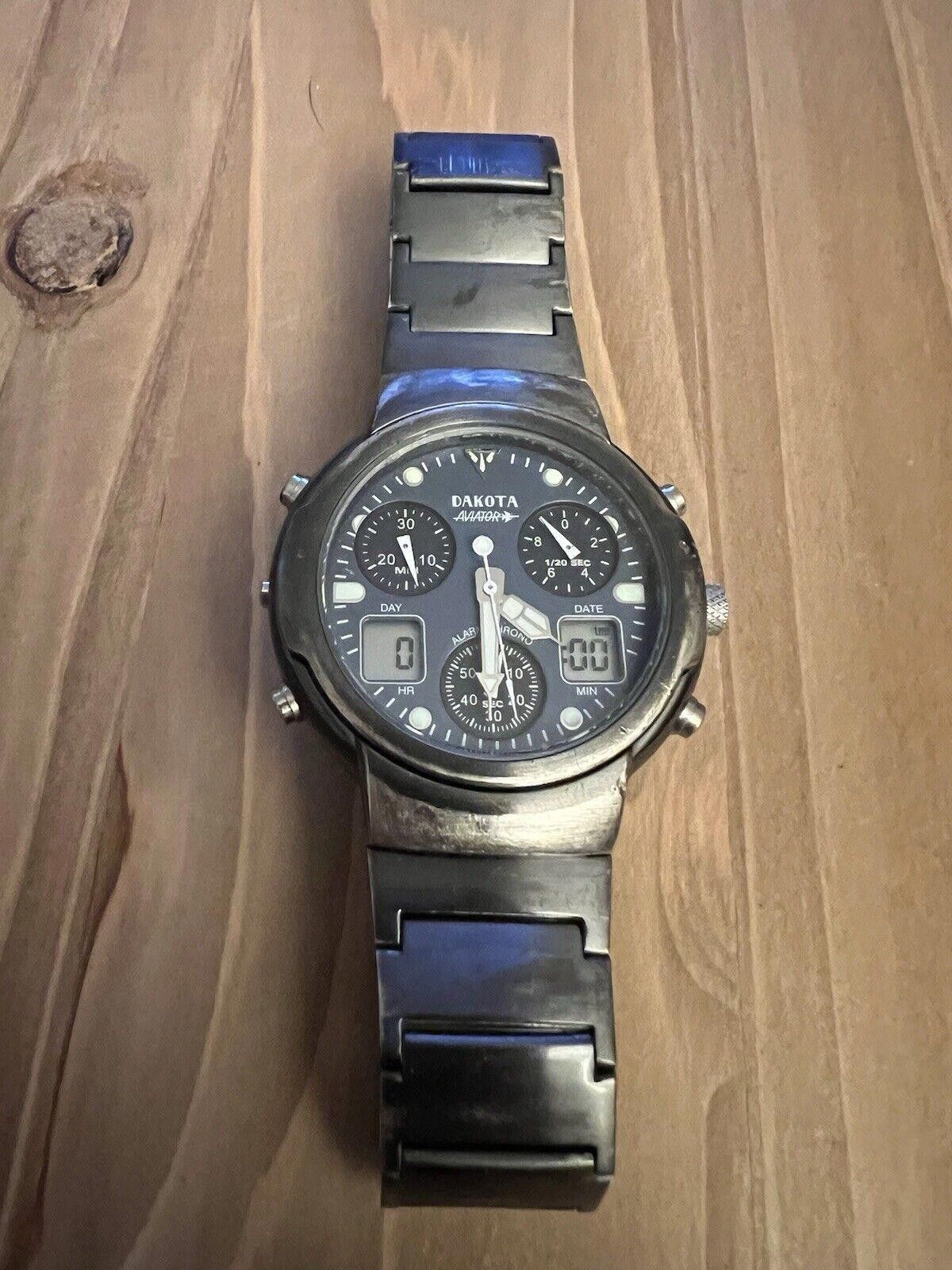 Aviator Nation Dakota Aviator Watch For Repair New Battery Size ONE SIZE - 1 Thumbnail