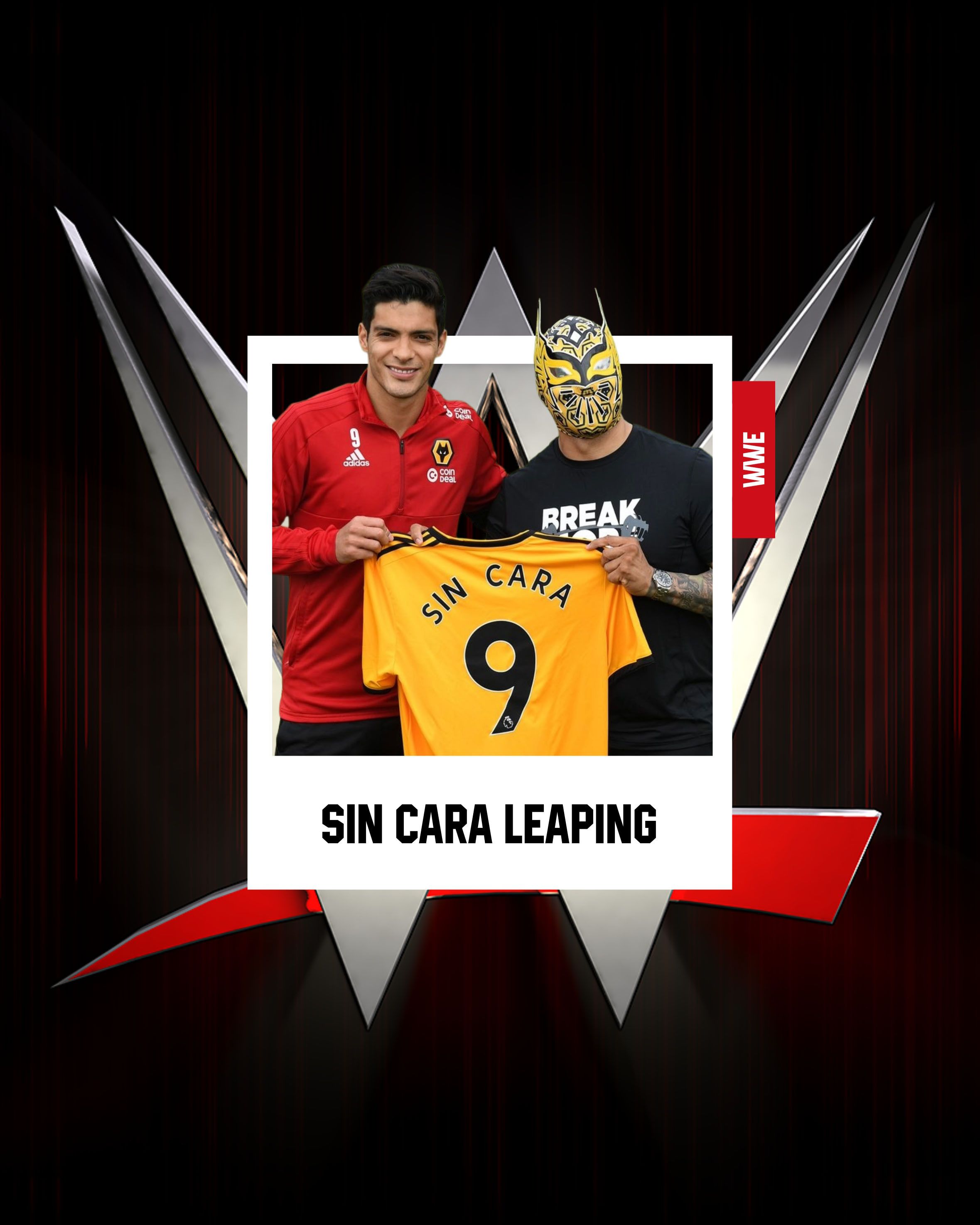 WWE WWE Wrestling (Sin Cara) Tshirt Copyright 2011 Size US L / EU 52-54 / 3 - 8 Thumbnail