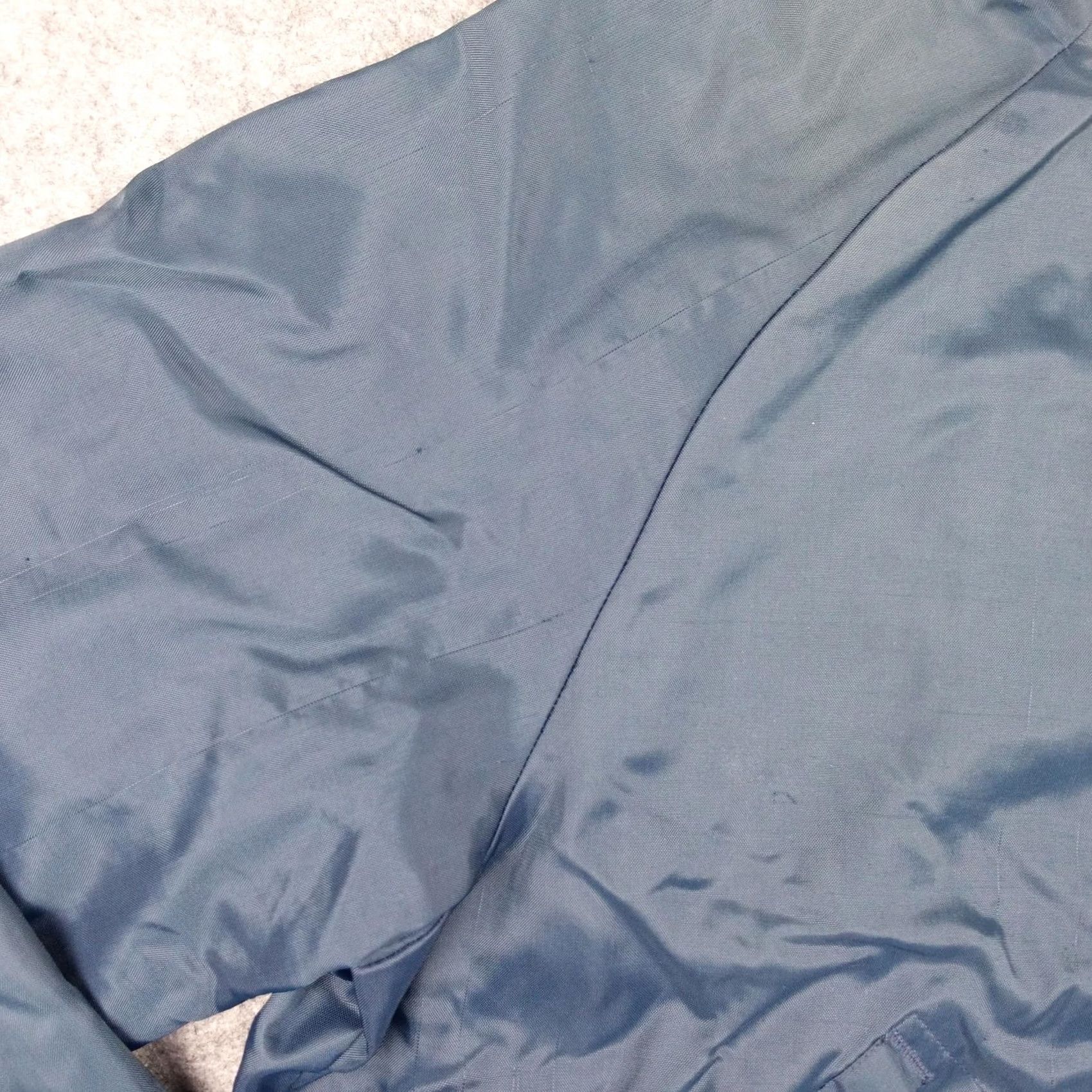 Dunbrooke VINTAGE Dunbrooke Pla-Jac Jacket Mens Large Blue Satin Varsity The Boss USA VTG Size US L / EU 52-54 / 3 - 6 Thumbnail