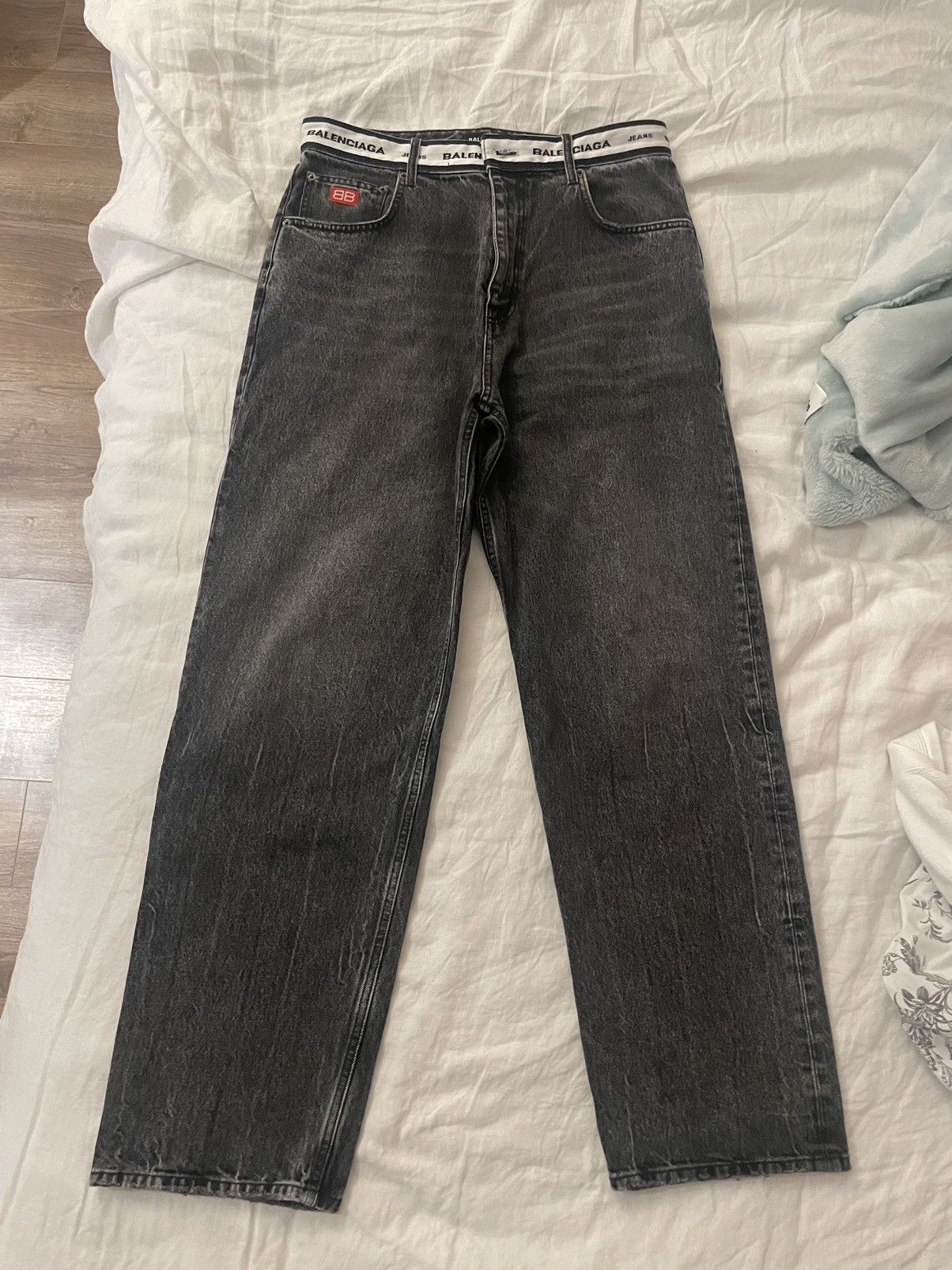 Balenciaga Balenciaga waist band baggy denim jeans size S Size US 34 / EU 50 - 4 Thumbnail