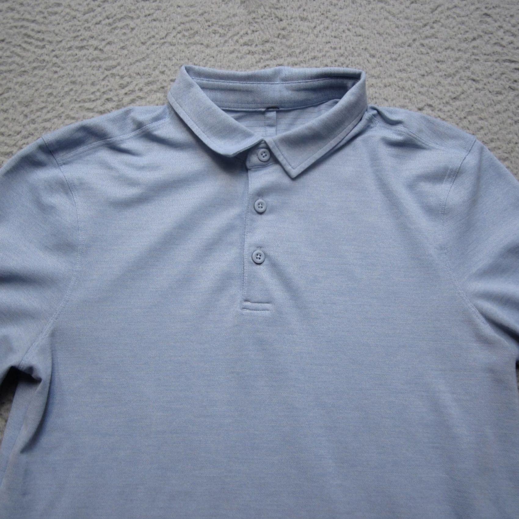 Lululemon Lululemon Polo Shirt Men S Blue Short Sleeve Athletic Golf Performance Shirt Size US S / EU 44-46 / 1 - 4 Thumbnail