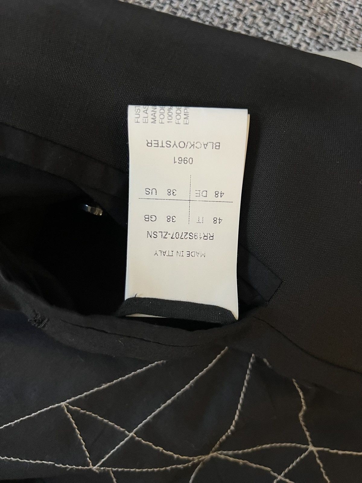 Rick Owens Rick Owens SS19 Cropped Blazer Size 48R - 9 Thumbnail