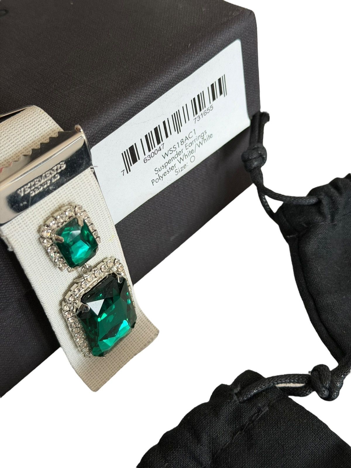 Vetements *RARE* VETEMENTS GVASALIA SUSPENDER EARRINGS BANDAID GEMS Size ONE SIZE - 7 Thumbnail