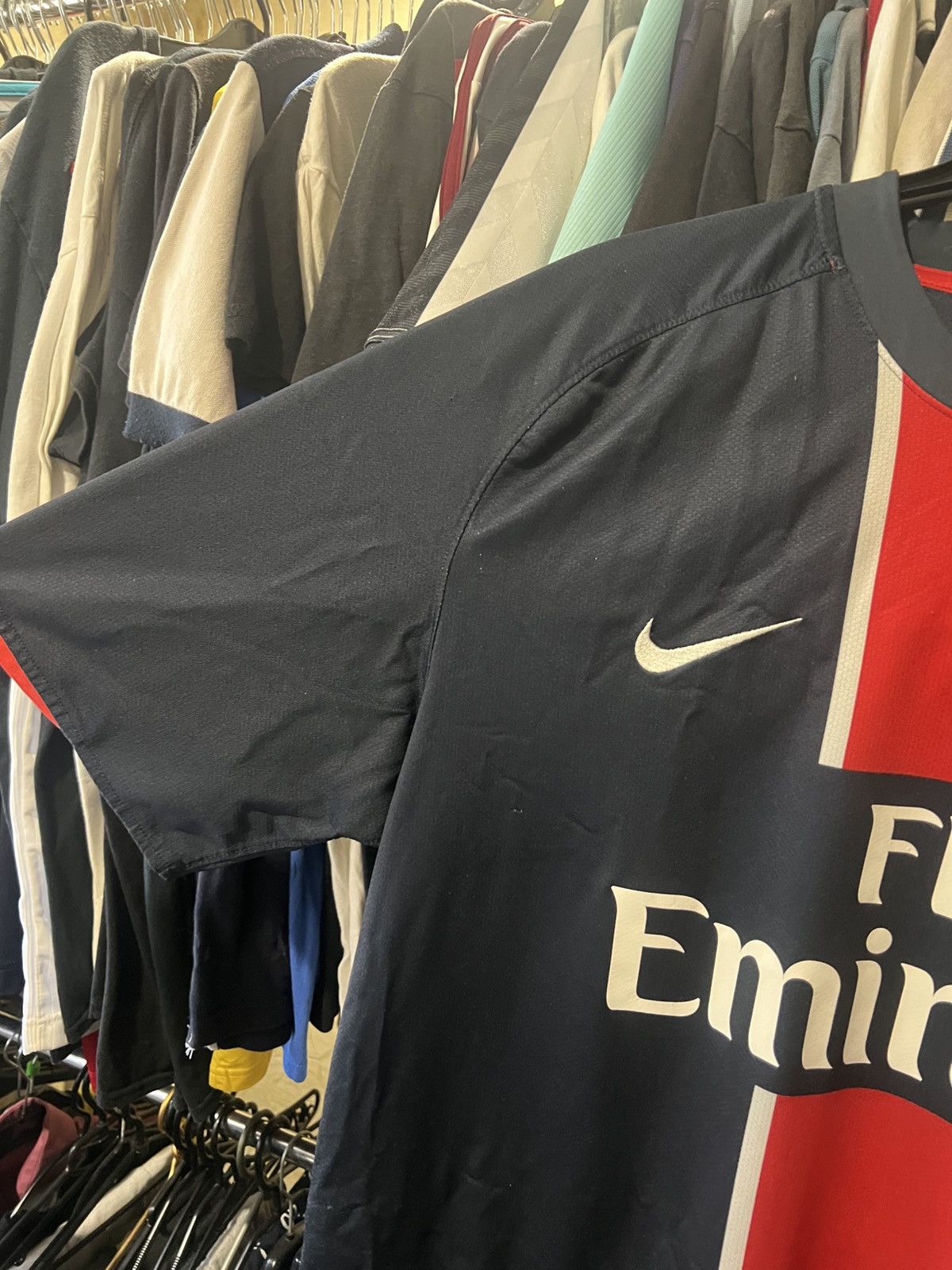 Nike × Vintage 2007/2008 VINTAGE NIKE PSG PARIS SAINT GERMAN HOME FOOTBALL Size US XL / EU 56 / 4 - 6 Thumbnail