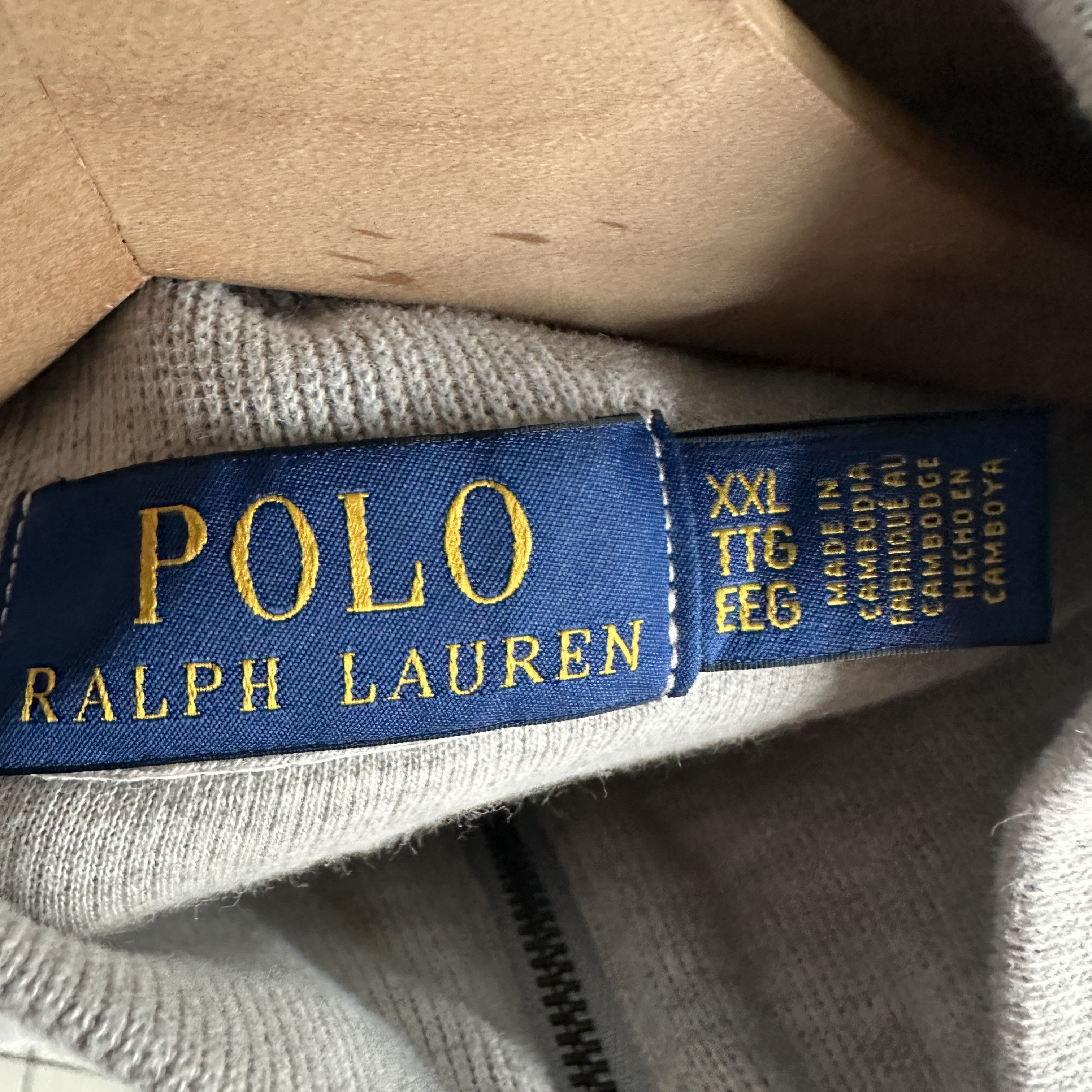 Polo Ralph Lauren Polo Ralph Lauren Quarter Zip Sweatshirt Mens 2XL Grey Size US XXL / EU 58 / 5 - 5 Thumbnail