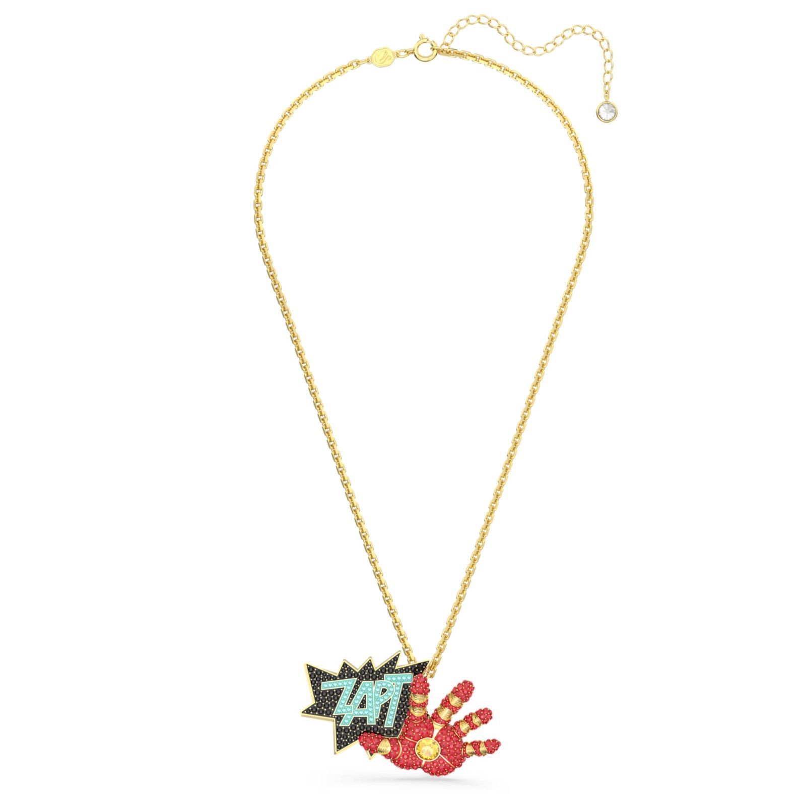 Swarovski Swarovski Iron Man Marvel Necklace Pendant brooch Unisex Size ONE SIZE - 3 Thumbnail