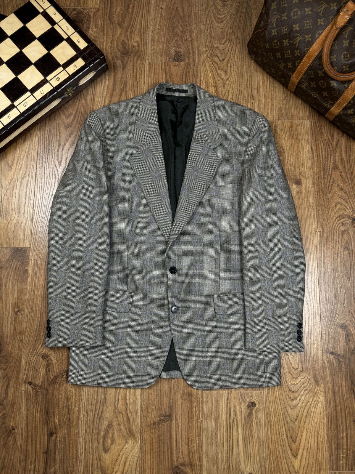 Yves Saint Laurent Vintage wool blazer Yves Saint Laurent original luxury item Size 48R - 1 Thumbnail