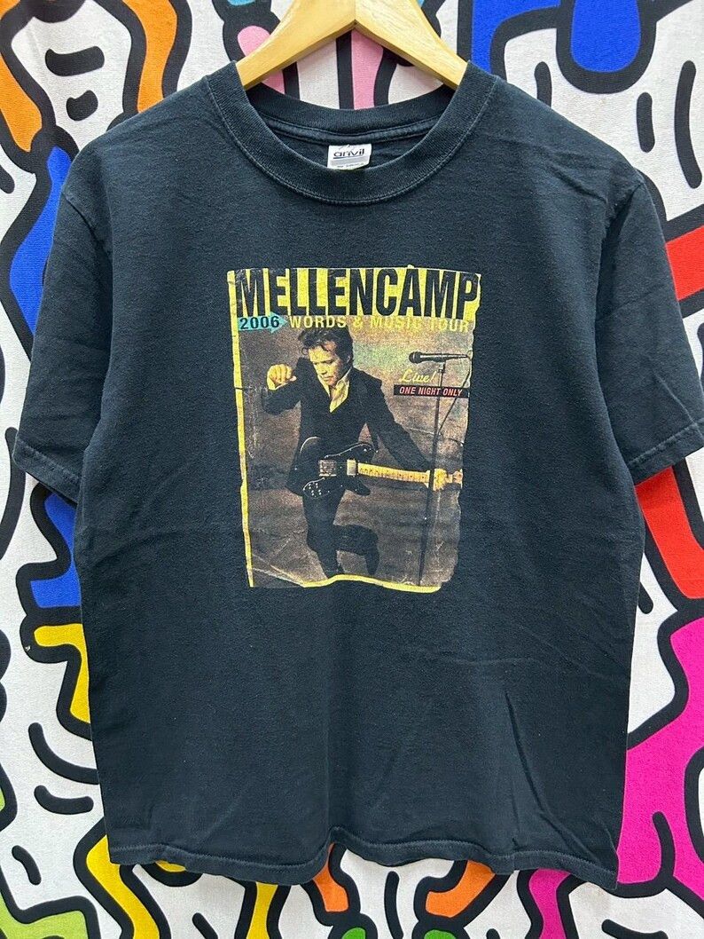 Band Tees Vintage 2000s John Mellencamp tshirt size M Size US M / EU 48-50 / 2 - 2 Thumbnail