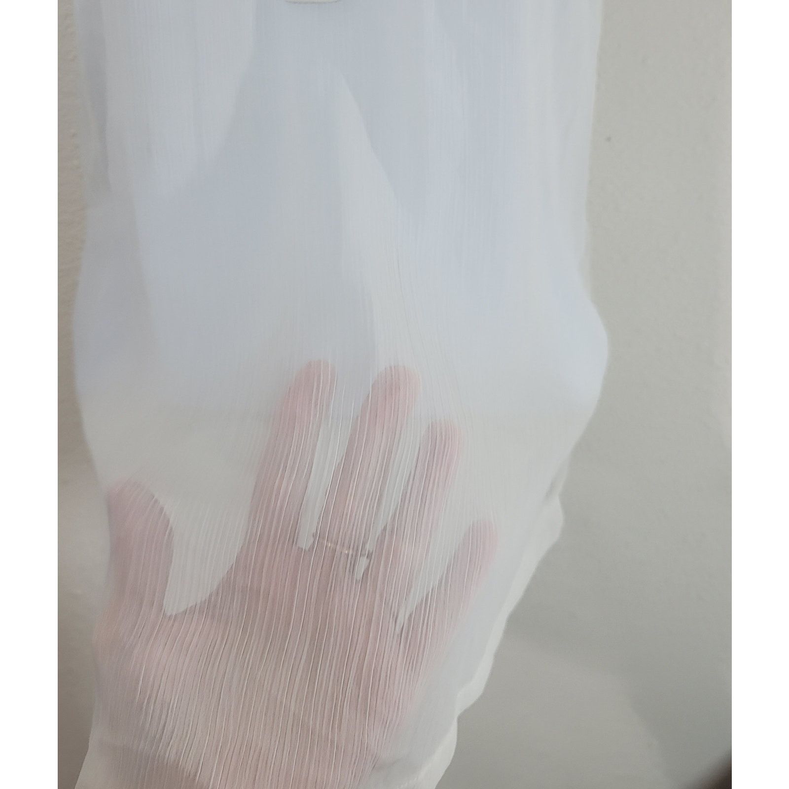 Other Miss Me Cream Sheer Henley Tank Top Small Lightweight Flowy Size S / US 4 / IT 40 - 5 Thumbnail