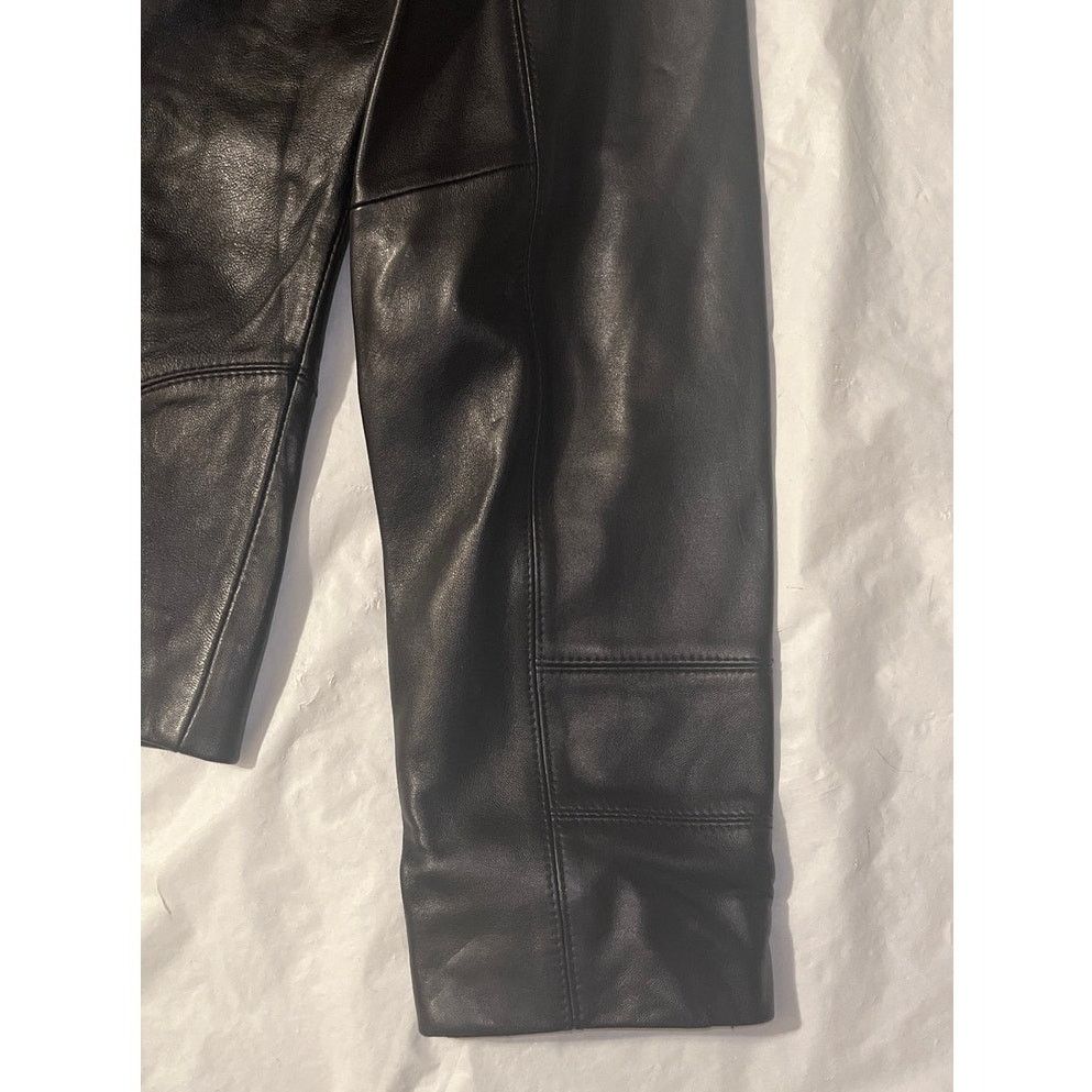 Other Black Leather Zip Front Jacket Sz. M - Sample first fit Size M / US 6-8 / IT 42-44 - 5 Thumbnail