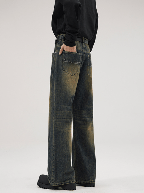 Japanese Brand Vintage high street distressed bootcut loose jeans Size US 32 / EU 48 - 4 Thumbnail