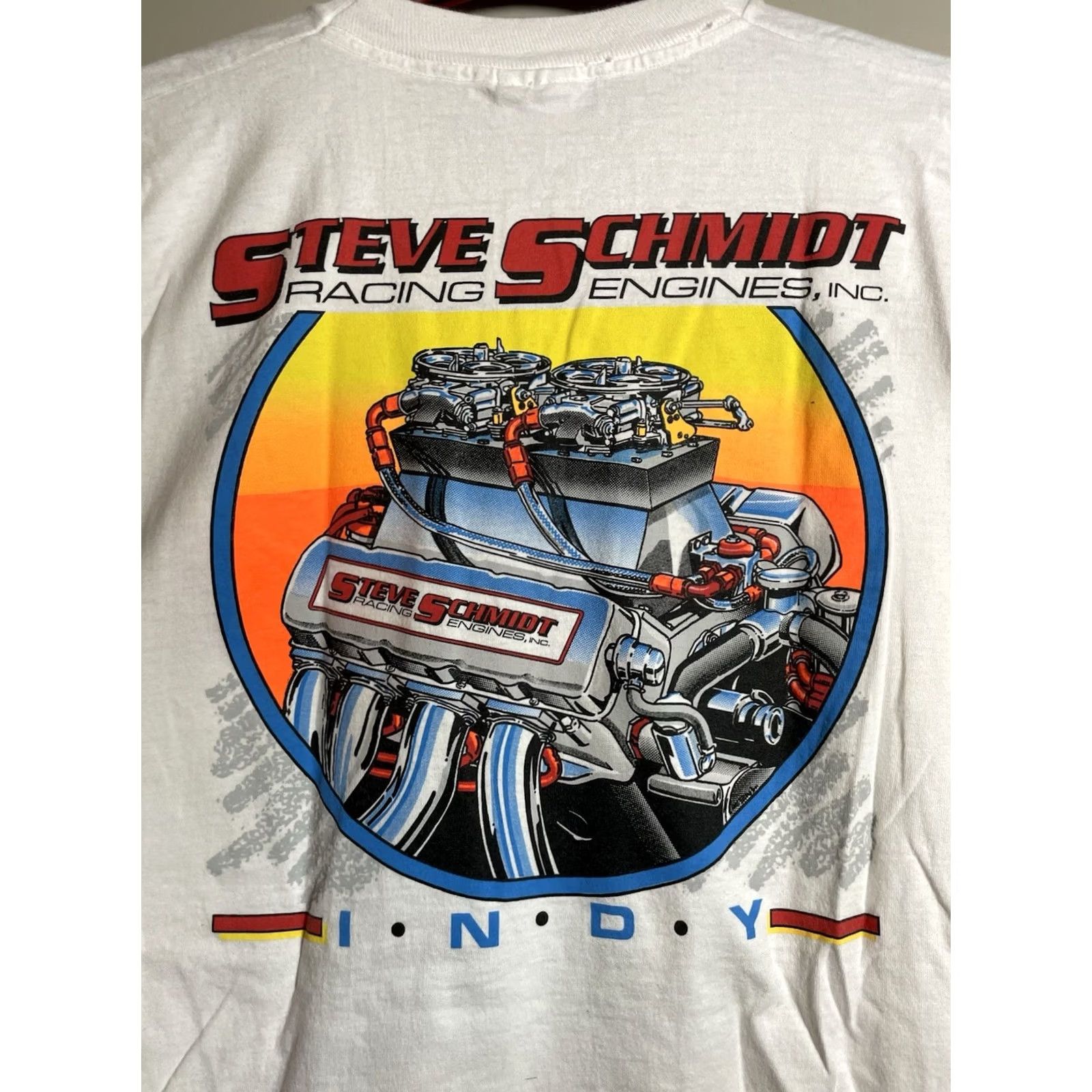 Fruit Of The Loom VINTAGE Drag Racing Ford Bob Glidden Graphic T-Shirt Size 2XL Short Sleeve Crew Neck 100% Cotton White Men USA Signed Fruit of the Loom Shirt Size US XXL / EU 58 / 5 - 7 Thumbnail