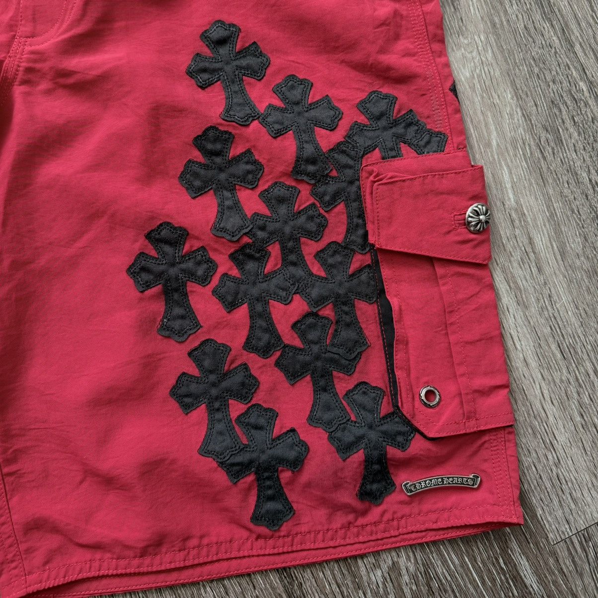 Chrome Hearts Chrome Hearts Cross Patch Shorts 1 of 1 RARE 100% Authentic Size US 32 / EU 48 - 4 Thumbnail