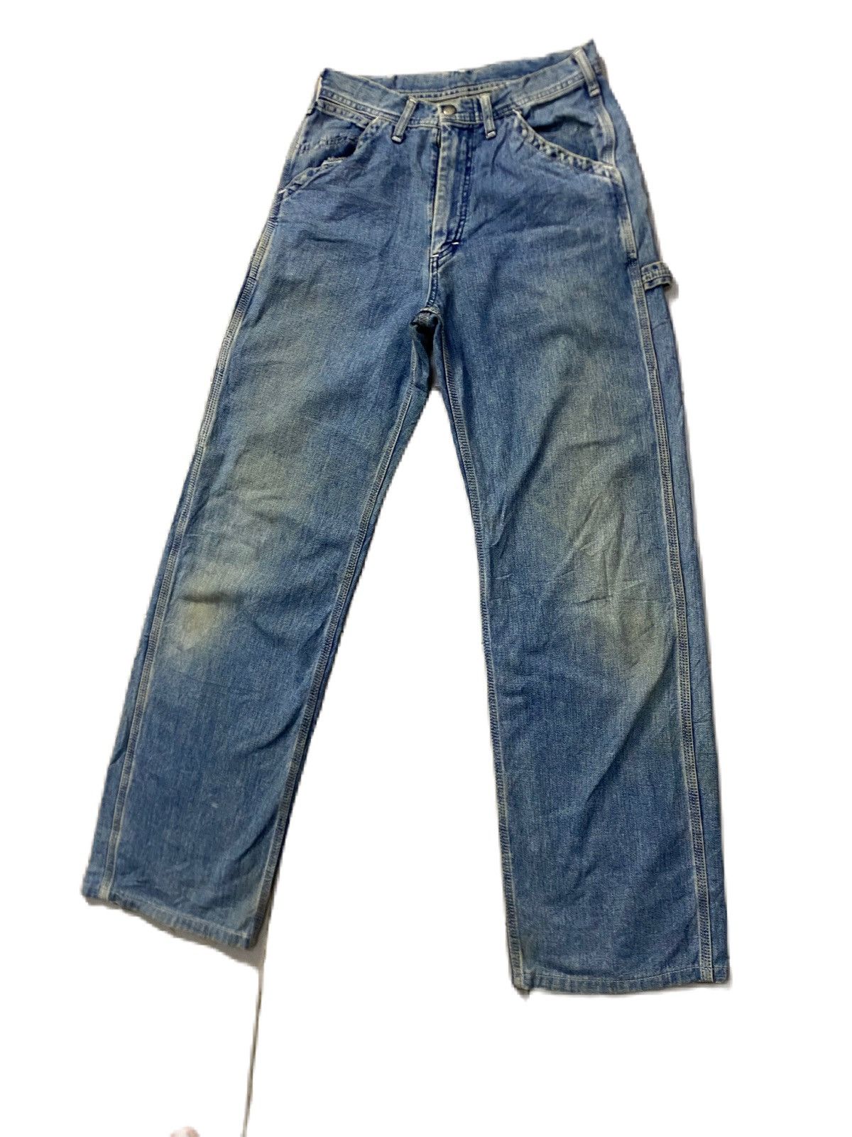 Lee × Vintage Vintage Lee Riders Sanforized Distressed Denim Carpenter Size US 29 - 3 Thumbnail