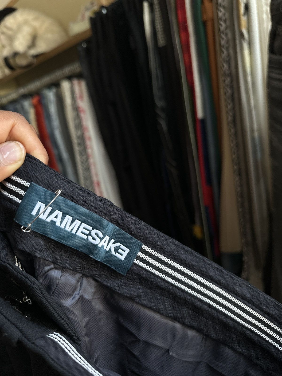 NAMESAKE $610 euphoric Hybrid split wool trouser Size US 36 / EU 52 - 12 Thumbnail