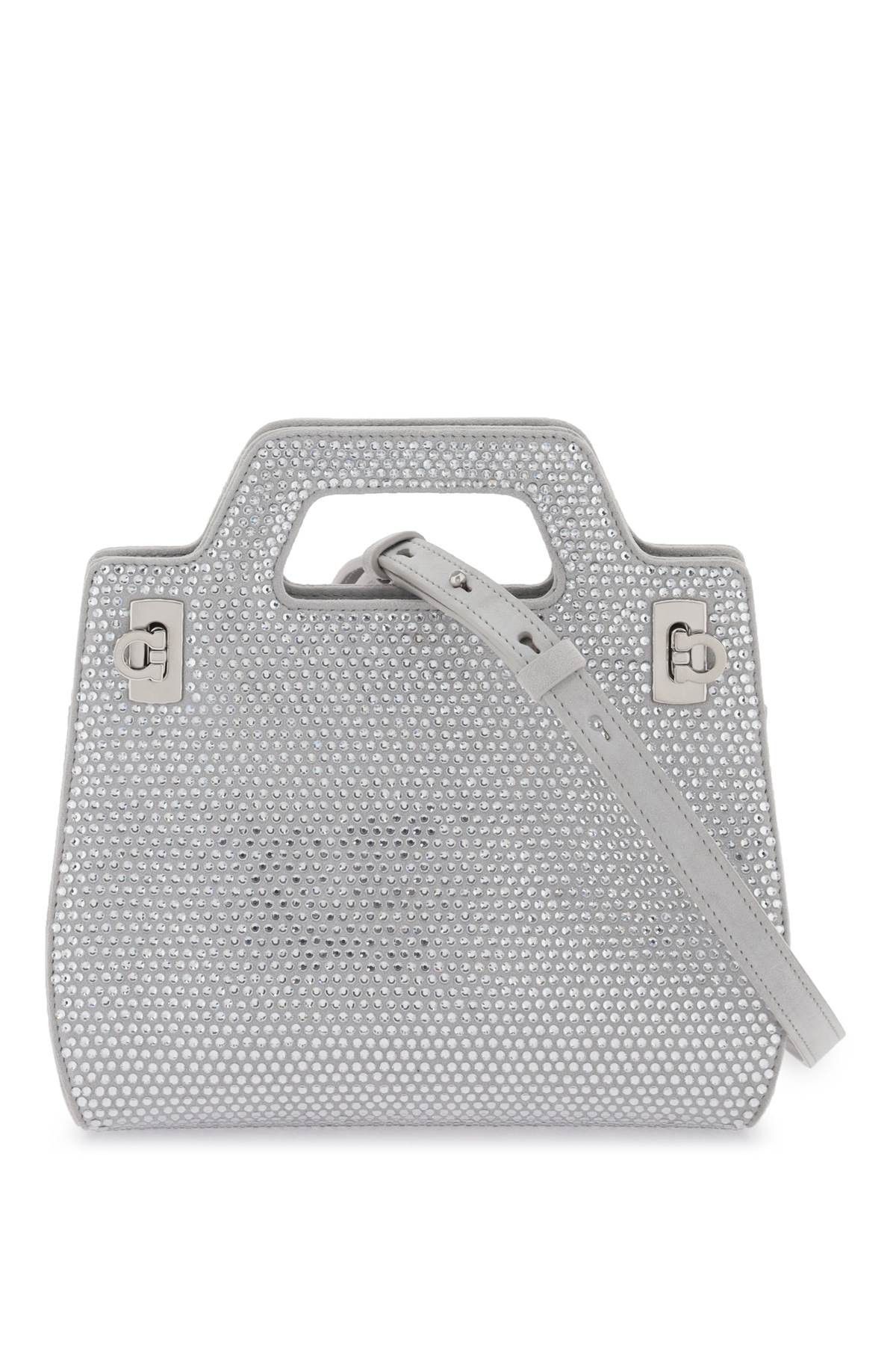 image of Salvatore Ferragamo Ferragamo 'wanda' Mini Bag in Nuvola, Women's