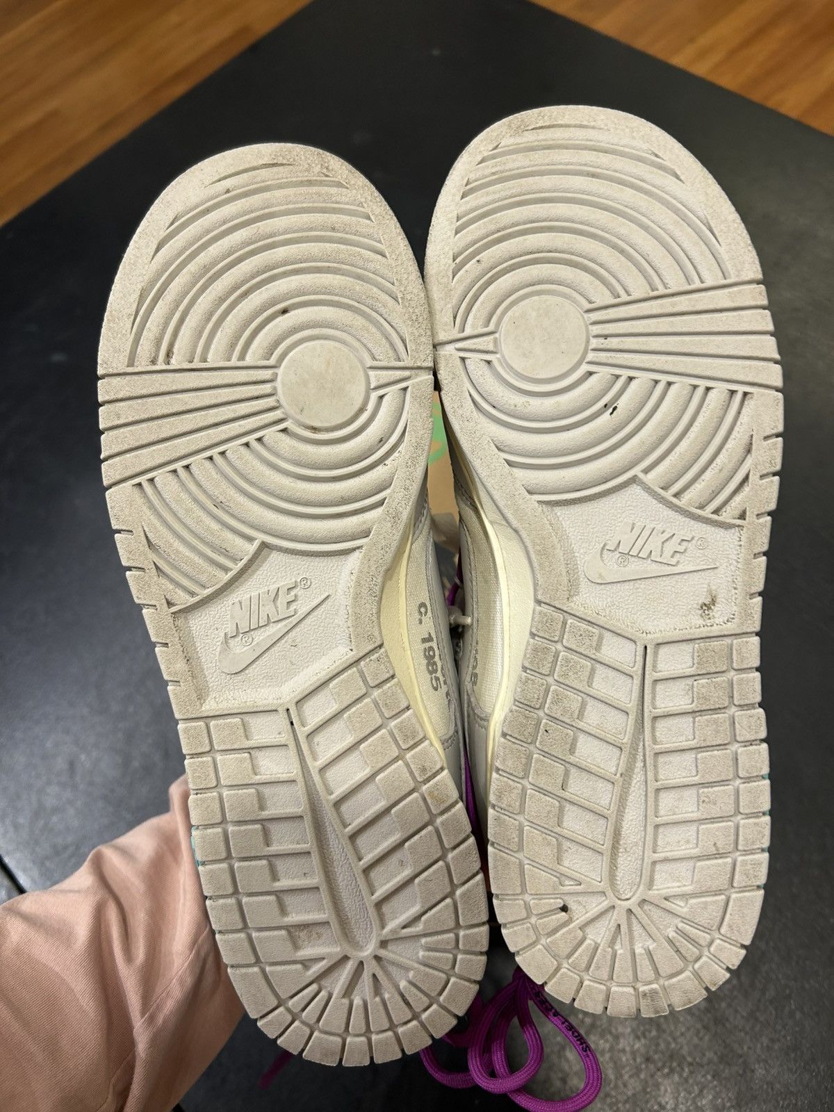 Nike × Off-White Nike Dunk Low ‘Off White Lot 45’ Size US 9.5 / EU 42-43 - 5 Thumbnail