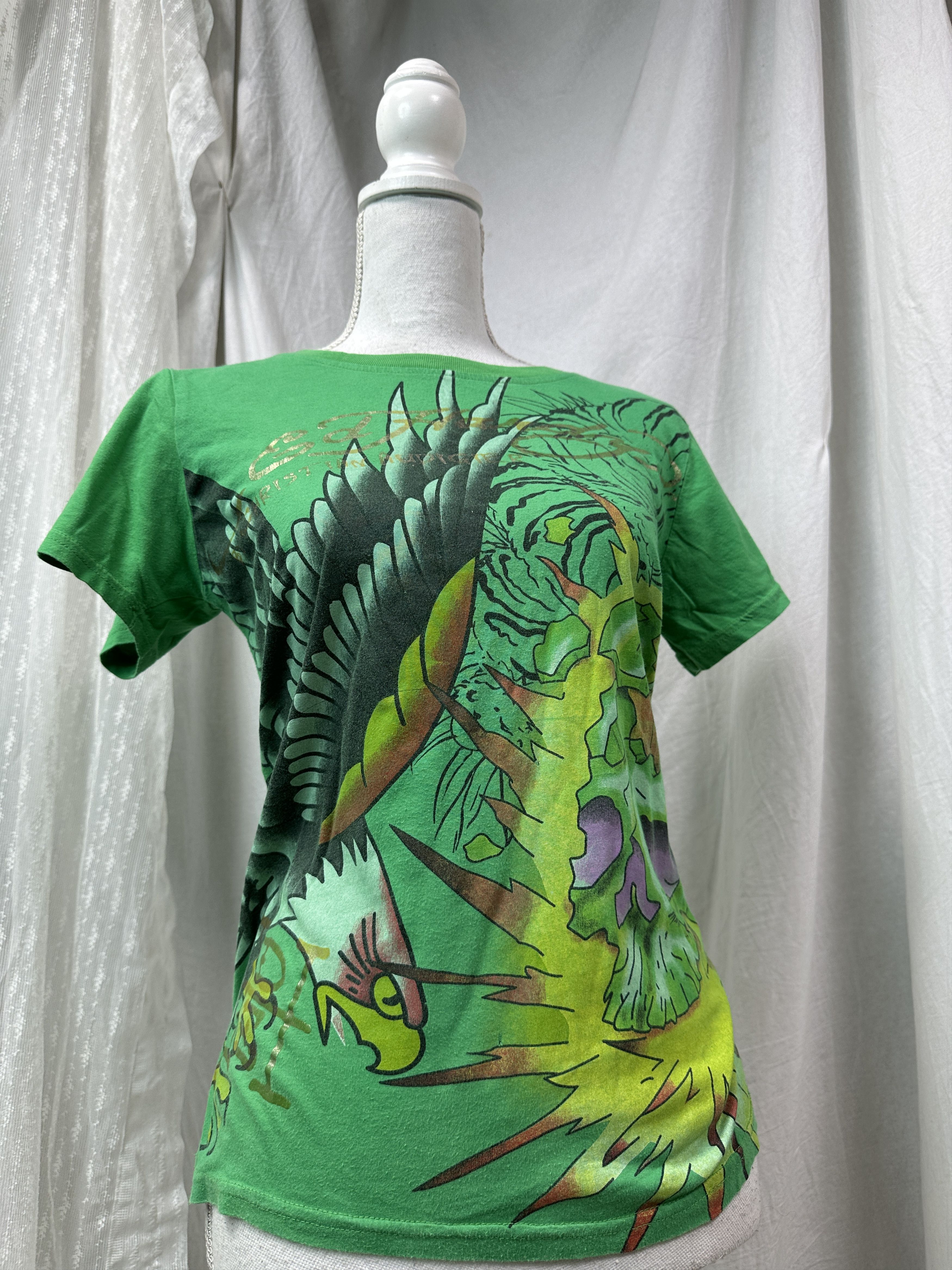 Ed Hardy Vintage Avant Garde Ed Hardy Christian Audigier T-shirt Y2K Size US L / EU 52-54 / 3 - 1 Thumbnail