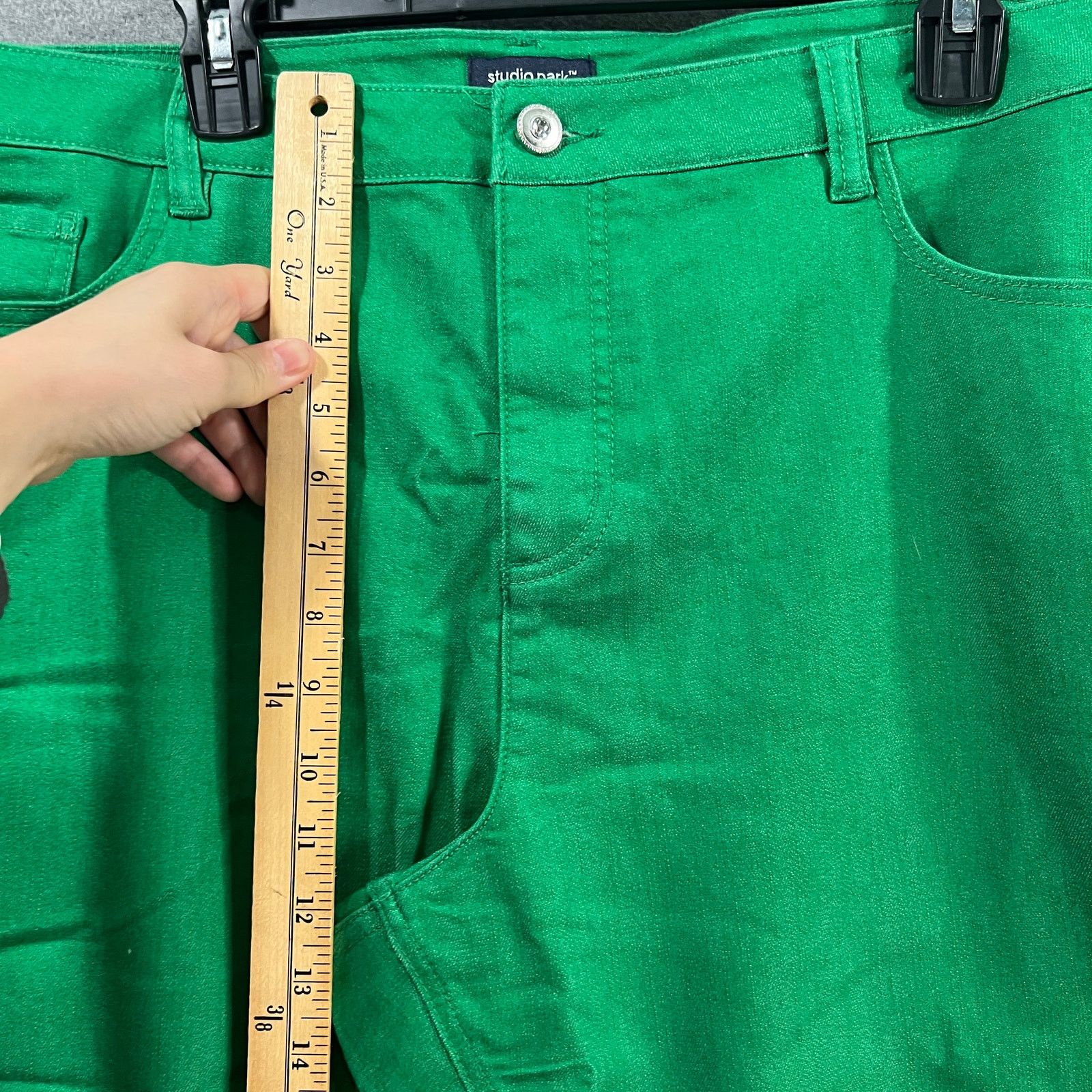 Other Studio Park x Jane Treacy Petite Twill Kick Flare Cropped Size 22" - 8 Thumbnail