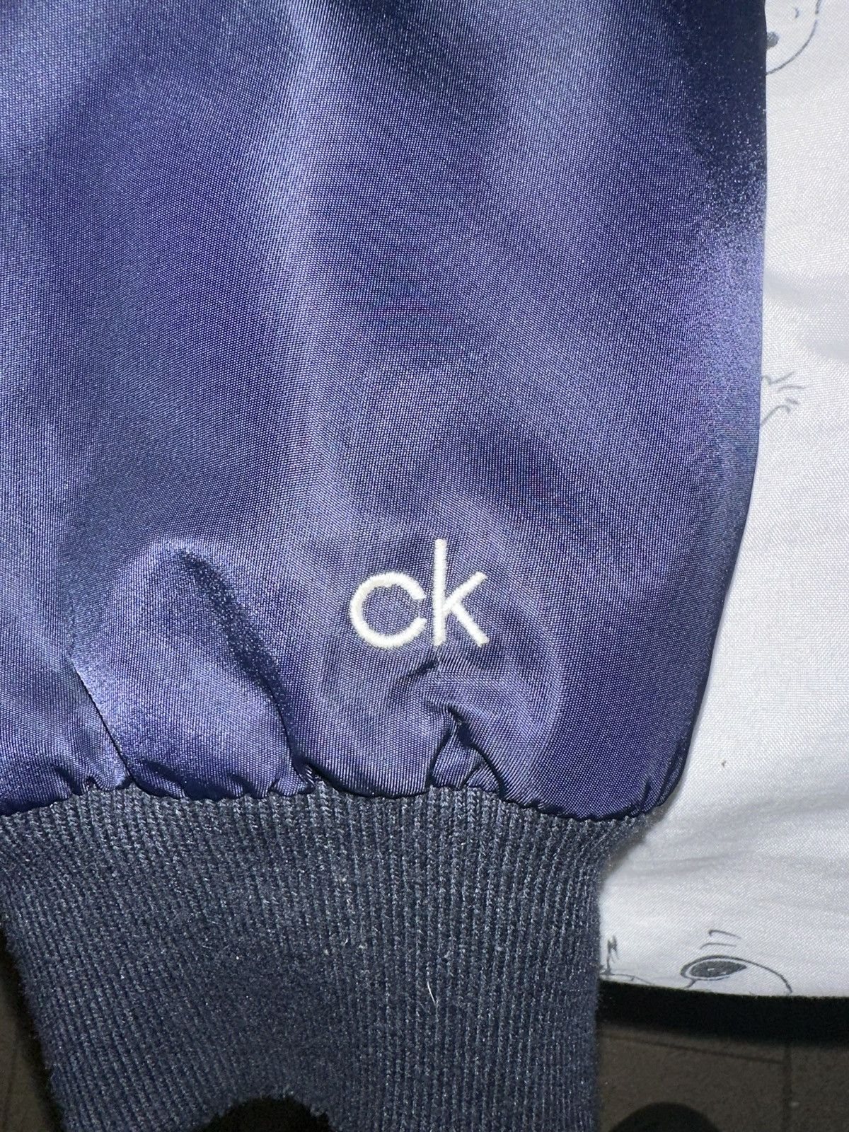 Calvin Klein Calvin Klein CK Navy Blue Bomber Jacket Size US M / EU 48-50 / 2 - 5 Thumbnail