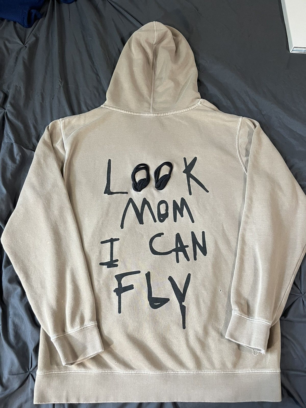 Travis Scott Travis Scott Astroworld Look Mom I Can Fly Hoodie Tan Size US L / EU 52-54 / 3 - 2 Thumbnail