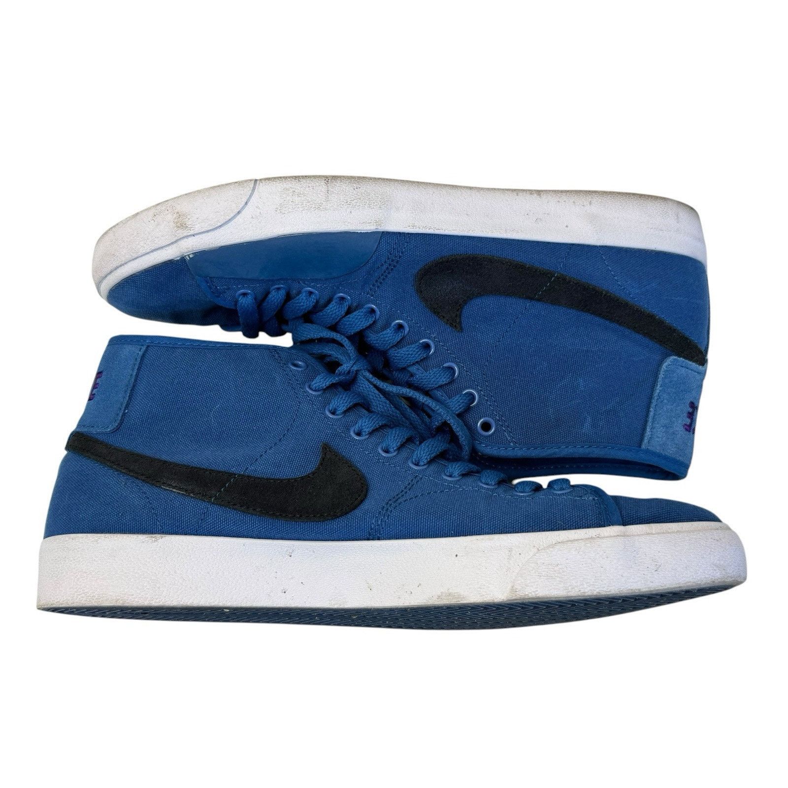 Nike NIKE SB Blazer Court Mid Top Premium Skate Shoes 10.5 Blue Size US 10.5 / EU 43-44 - 5 Thumbnail