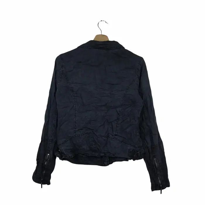 Vintage MAX JEANS MOTORCYCLE Denim Jacket Windbreaker Rocker Punk Size US S / EU 44-46 / 1 - 3 Thumbnail