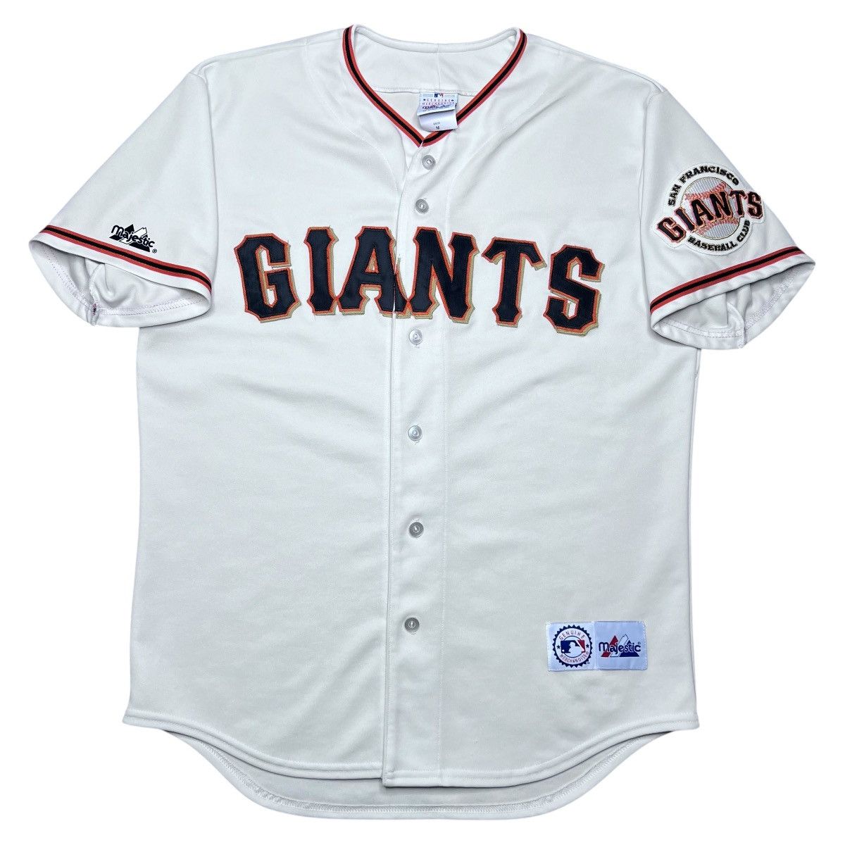 Majestic Vtg 1990s MLB San Francisco Giants Majestic Spell Out Jersey Size US XL / EU 56 / 4 - 1 Thumbnail