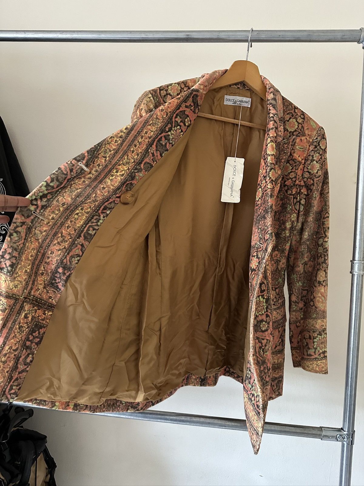 Dolce & Gabbana 1980 Dolce & Gabbana Jacquard Blazer Jacket Size M / US 6-8 / IT 42-44 - 7 Thumbnail