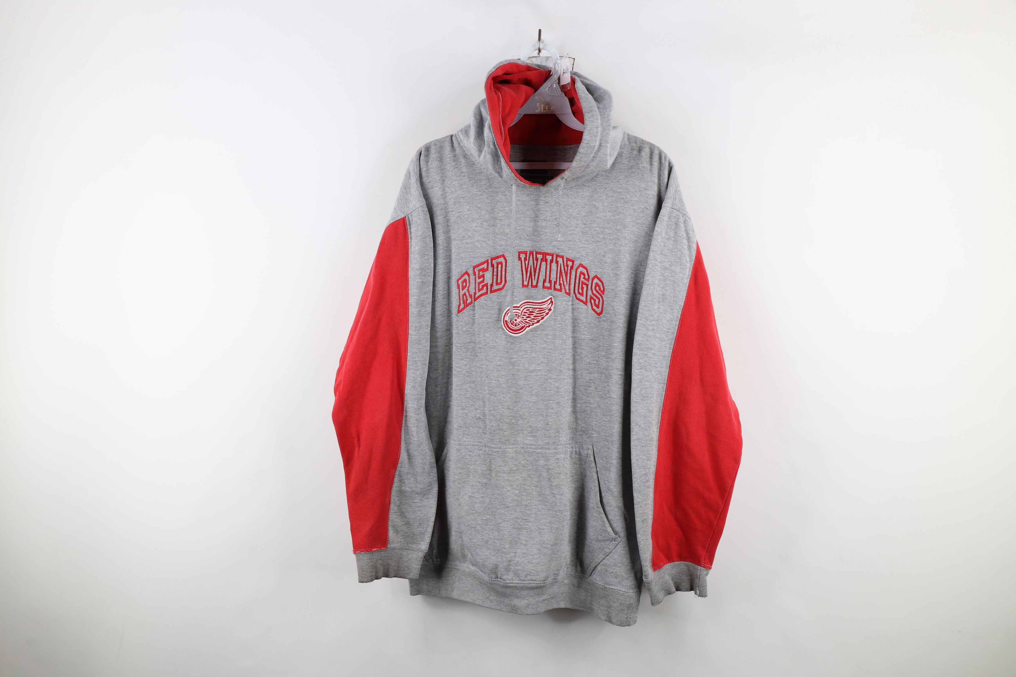Vintage Vintage 90s Detroit Red Wings Hockey Hoodie Sweatshirt Size US M / EU 48-50 / 2 - 1 Thumbnail