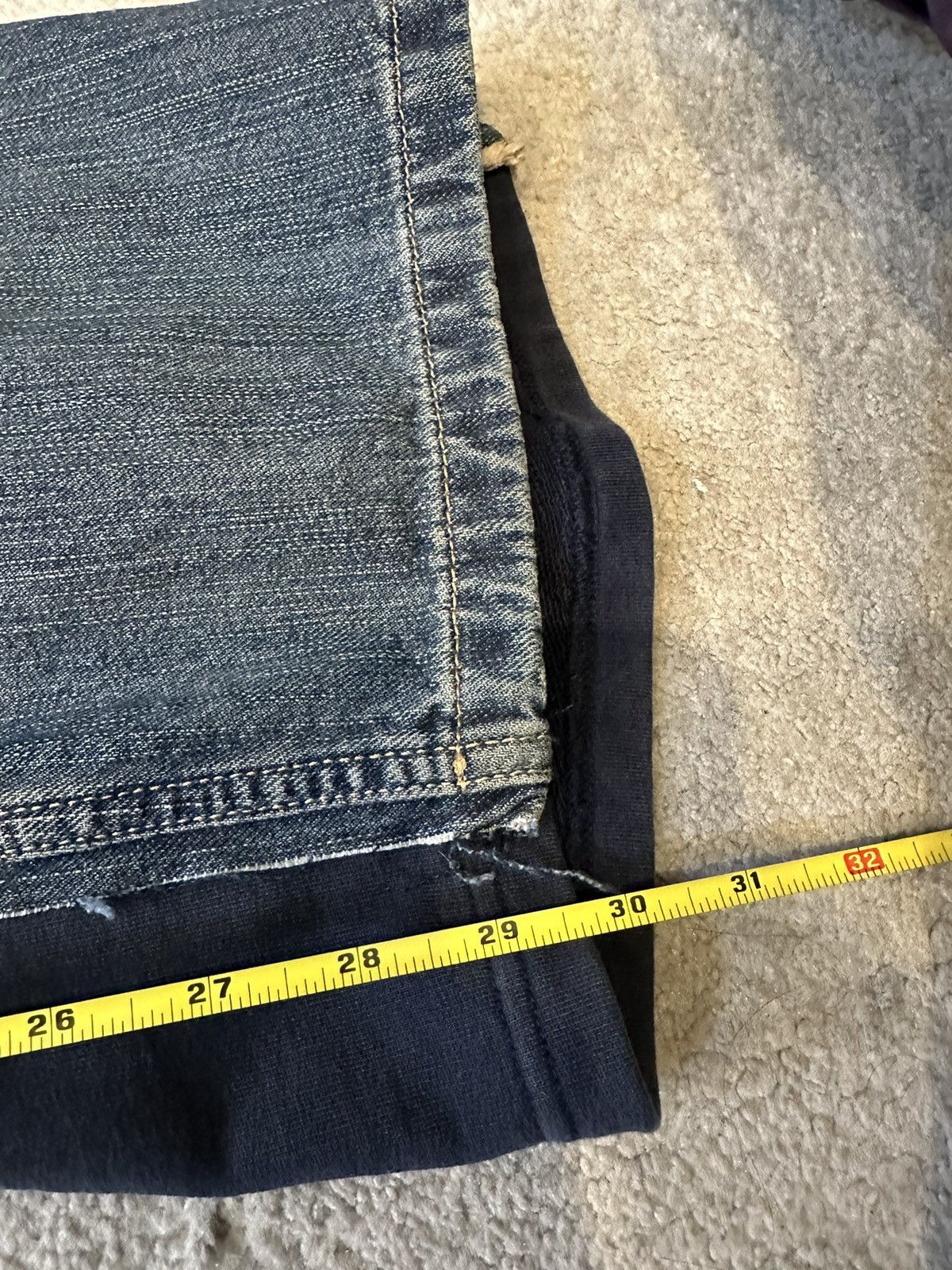 Balenciaga BALENCIAGA SS23 HYBRID DENIM NAVY SWEATPANTS Size US 32 / EU 48 - 17 Thumbnail