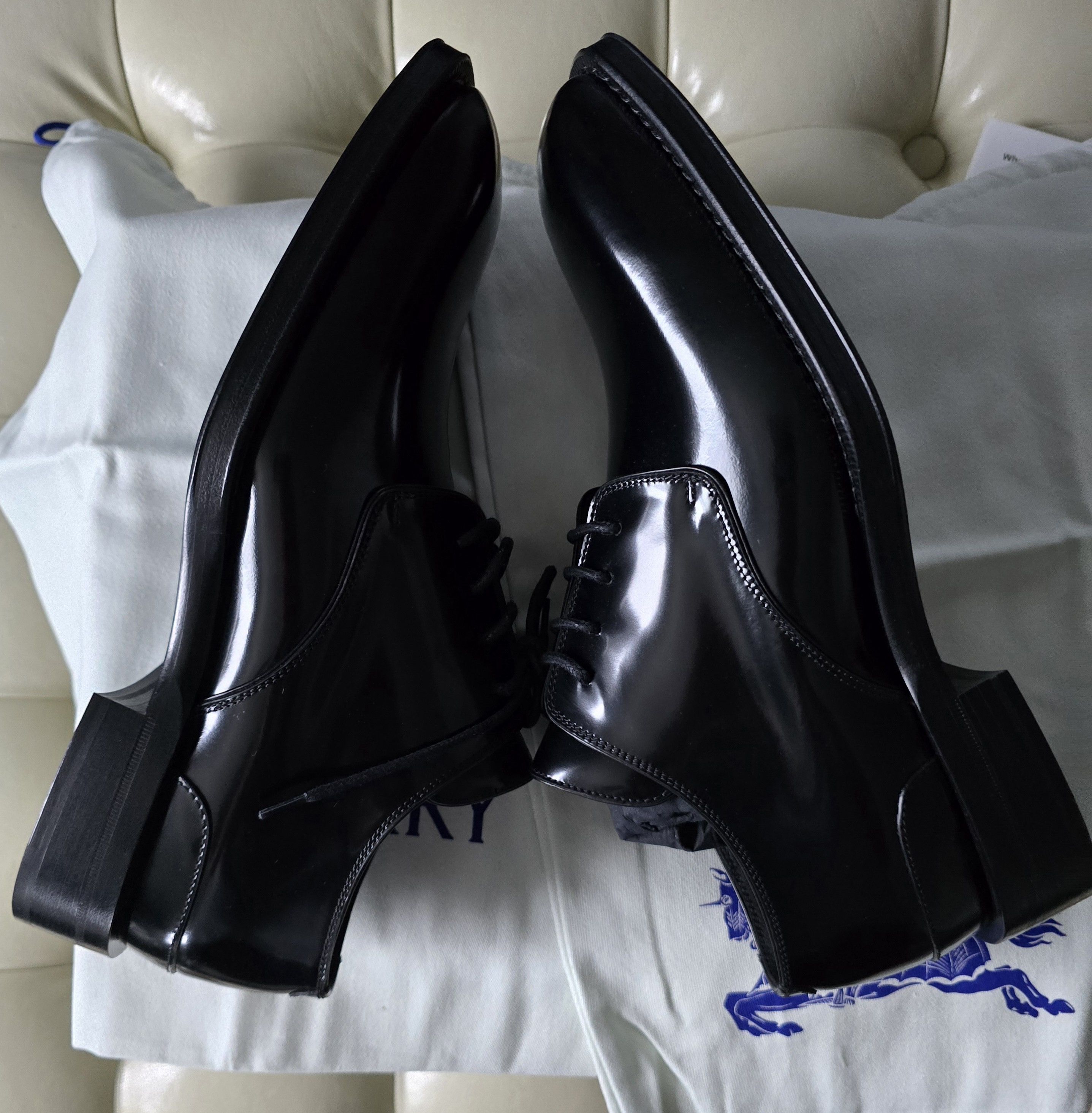 Burberry Burberry Bloomsbury Derby black shoe Size US 8 / EU 41 - 4 Thumbnail