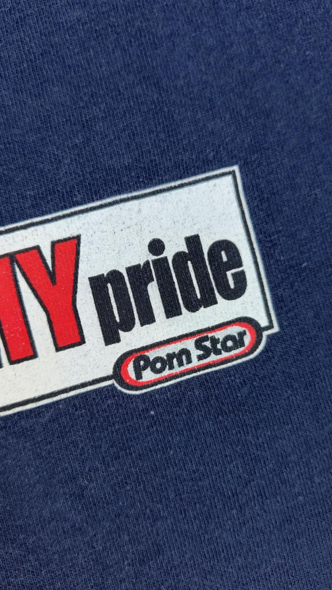 Vintage Pornstar Skate 90s 00s grail skatebrand acid navy tee Size US XL / EU 56 / 4 - 3 Thumbnail