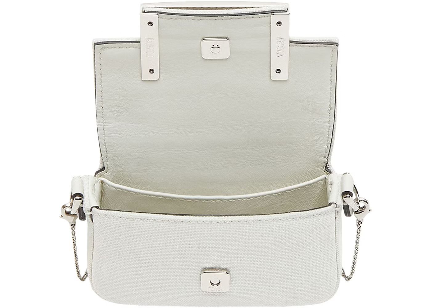 Fendi o1loc1c0824 Size: OS / Baguette Charm in Black/White Size ONE SIZE - 3 Thumbnail