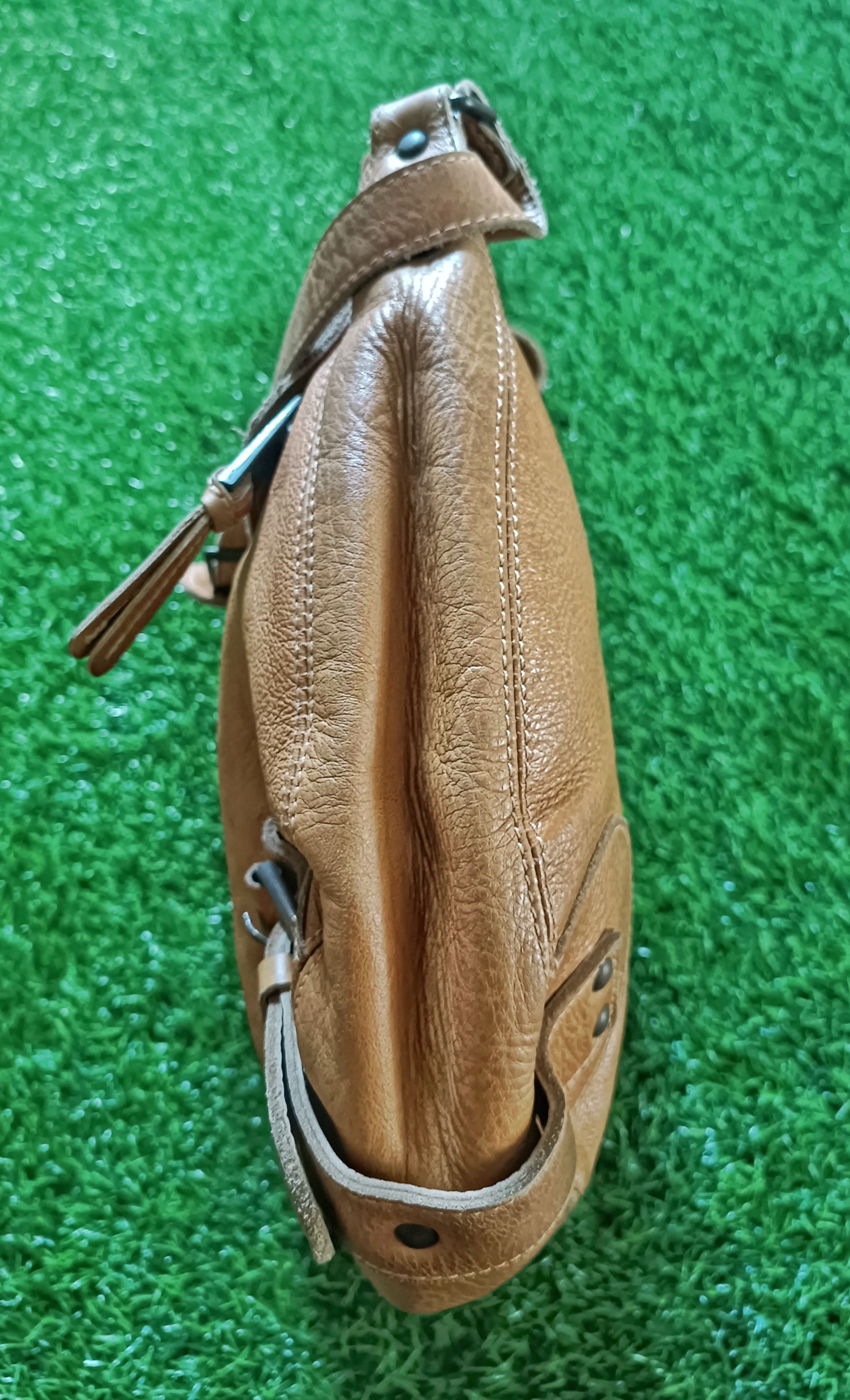 Handmade × Leather HANDMADE LEATHER LARGE OVERSIZED CROSSBODY SLING BAG Size ONE SIZE - 6 Thumbnail