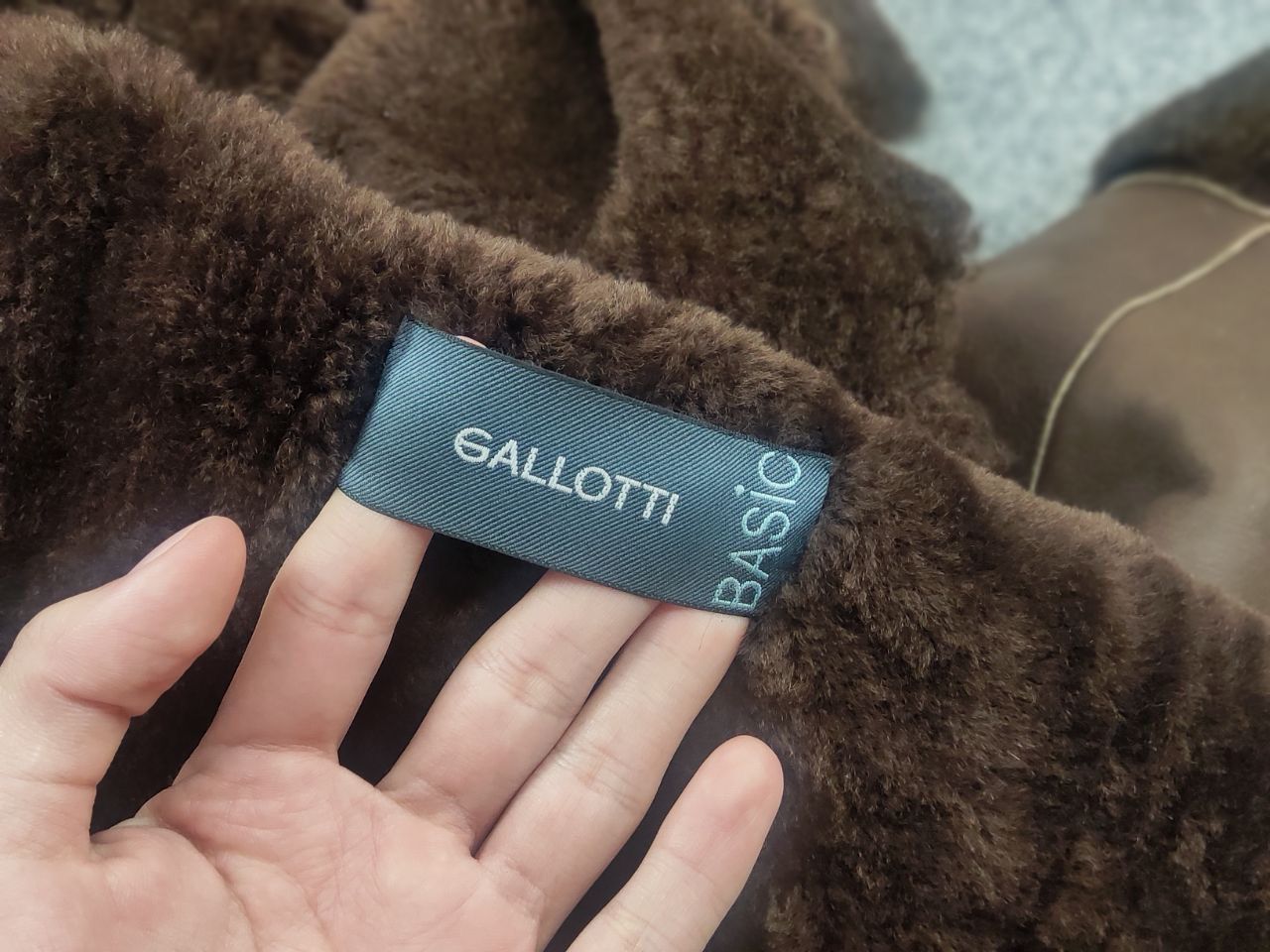 Gallotti Gallotti Bacis Brown Leather Shearling Fur-Lined Coat Jacket Size US M / EU 48-50 / 2 - 14 Thumbnail