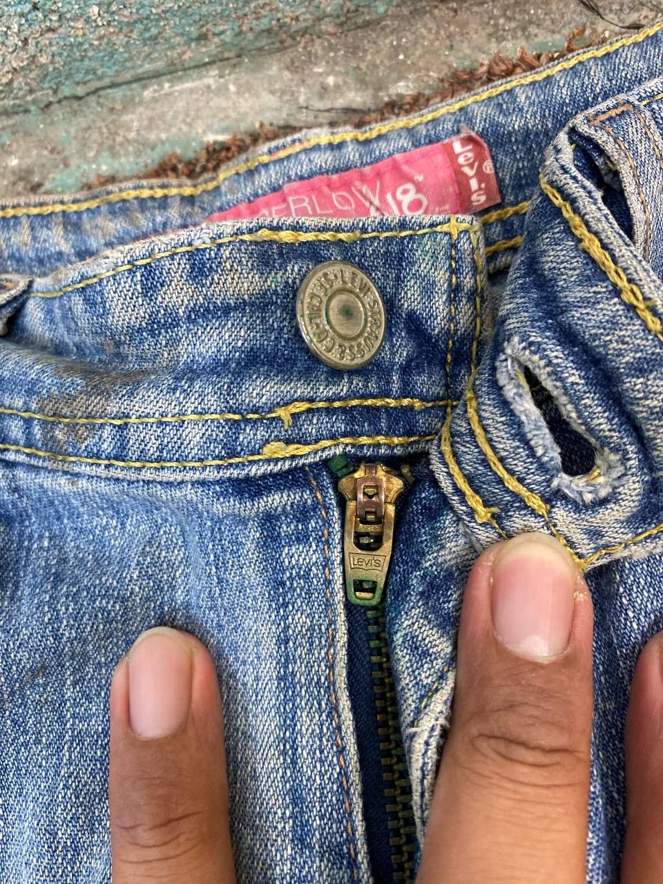 Levi's vintage levis 518 low bootcut denim nice design Size US 34 / EU 50 - 11 Thumbnail