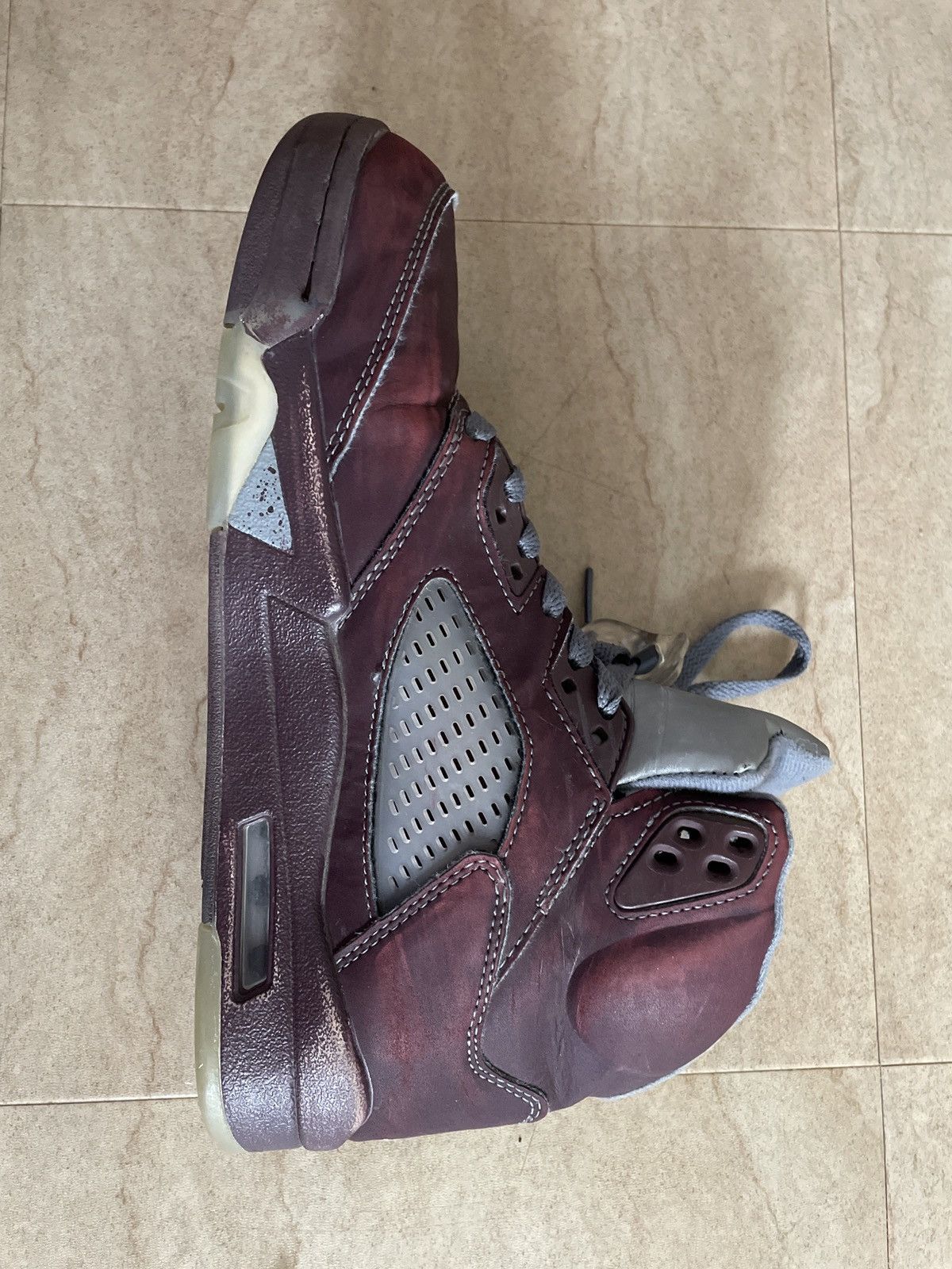 Jordan Brand Air Jordan 5 “Burgundy” 2023 Size US 8.5 / EU 41-42 - 8 Thumbnail