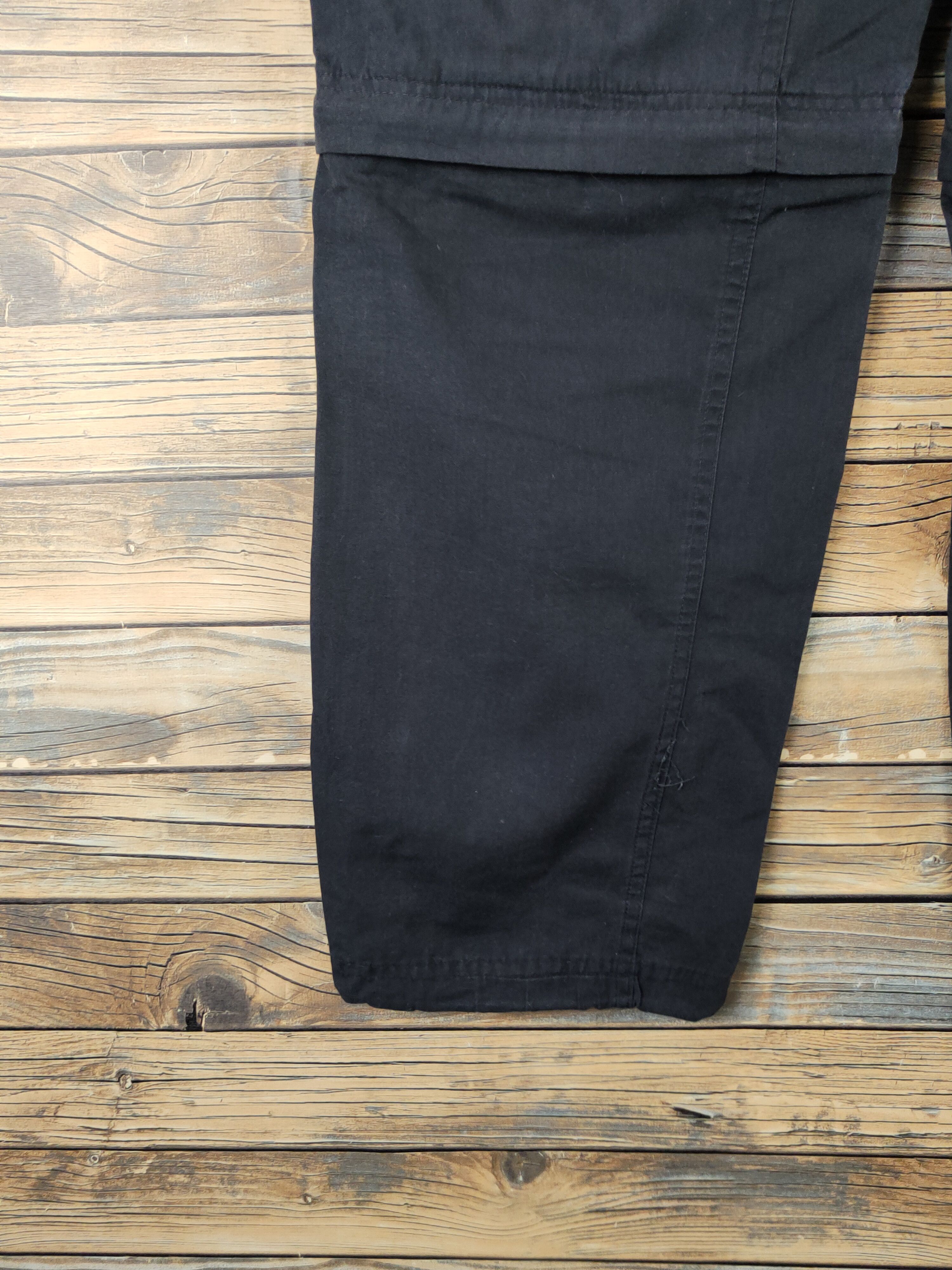 Japanese Brand DL CRU Black Multipocket Cargo Pants #2338 Size US 33 - 9 Thumbnail