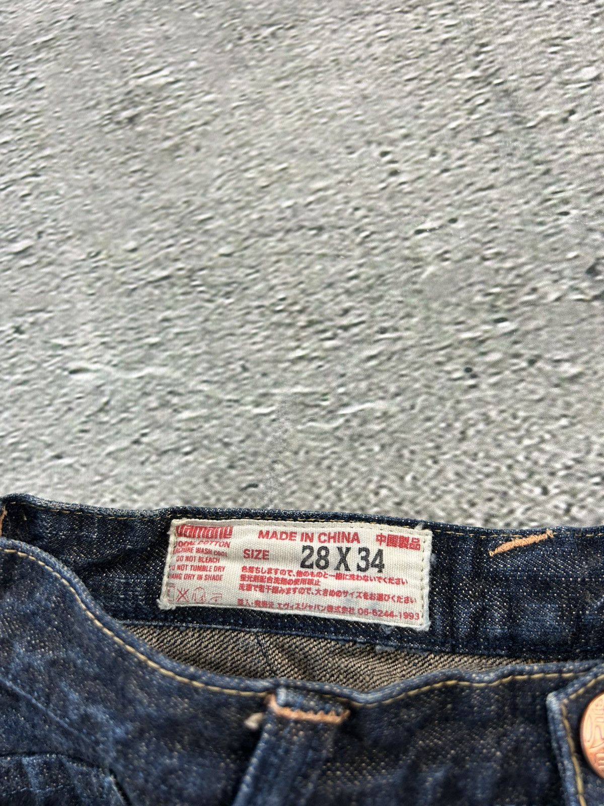 Evisu Evisu Yamane face jeans vintage selvedge denim Japan RARE Size 28" / US 6 / IT 42 - 9 Thumbnail